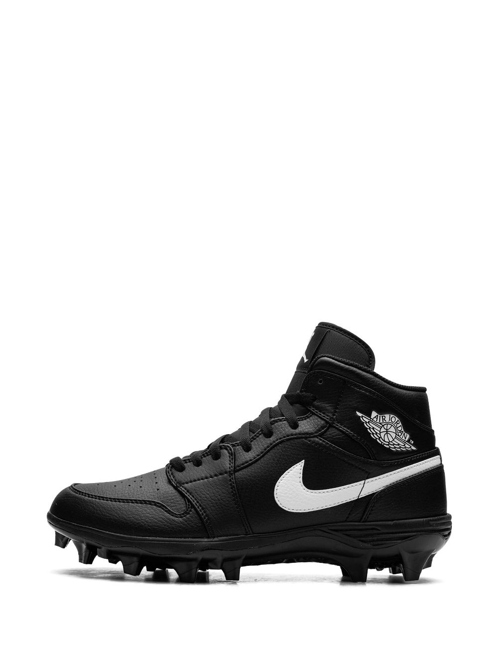 Jordan 1 Mid "Black/White" cleats - 5