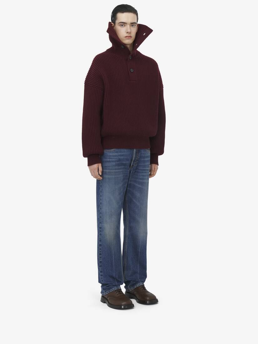 Funnel Neck Jumper - 4