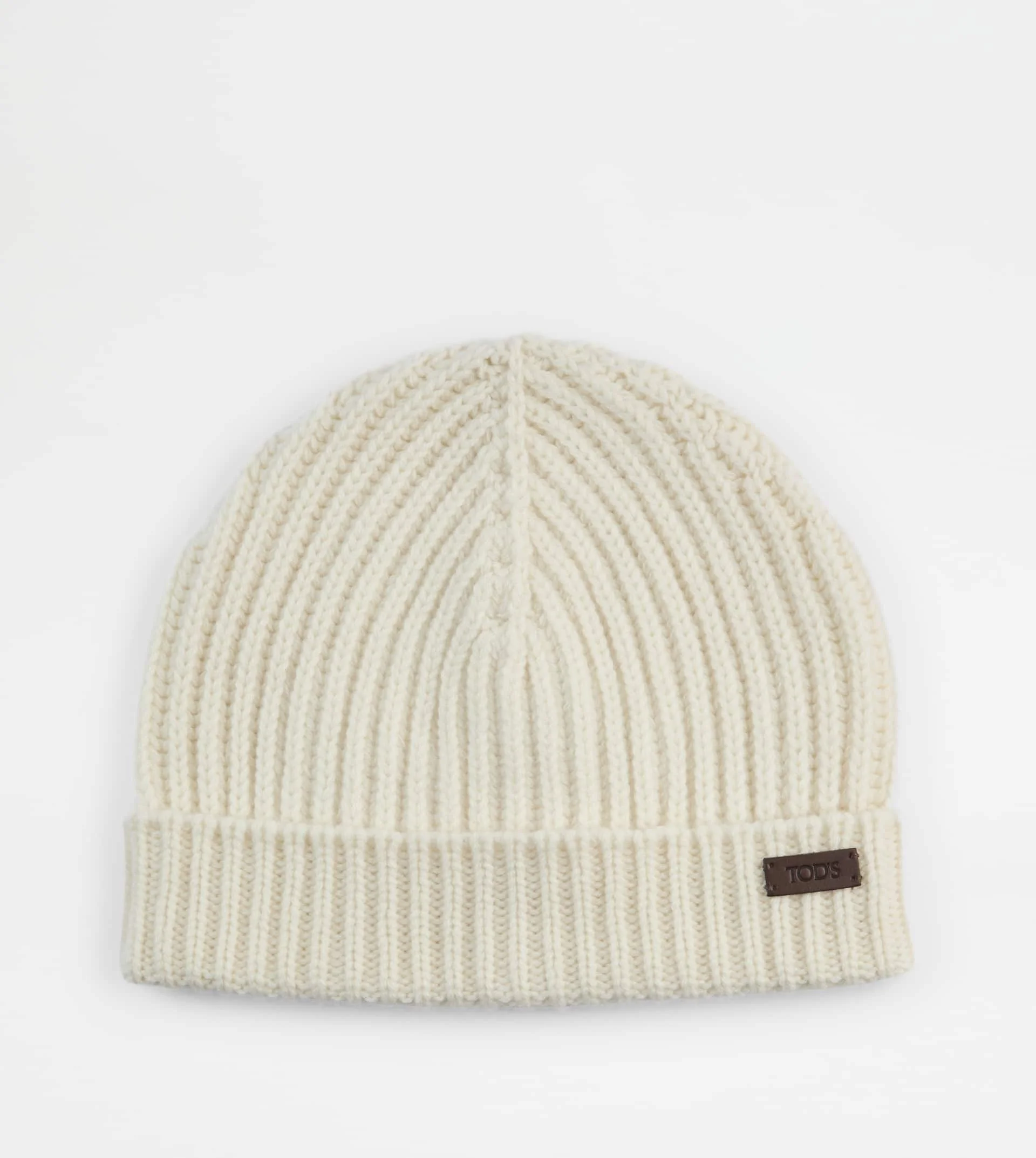 BEANIE IN CASHMERE - WHITE - 1