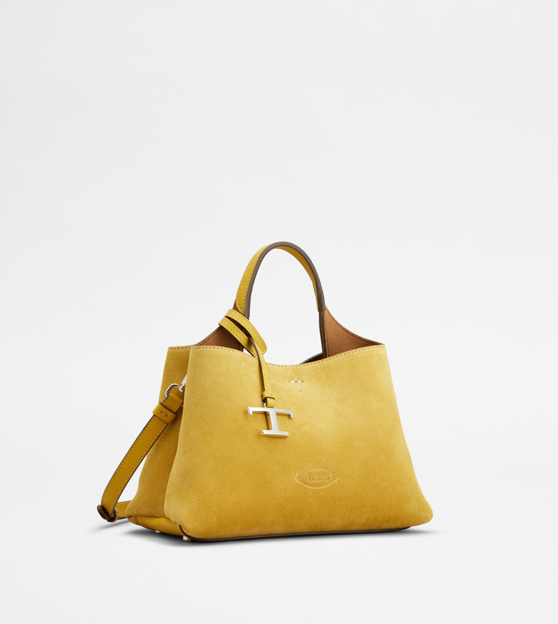 Tod's BAG IN SUEDE MICRO - YELLOW, BROWN outlook