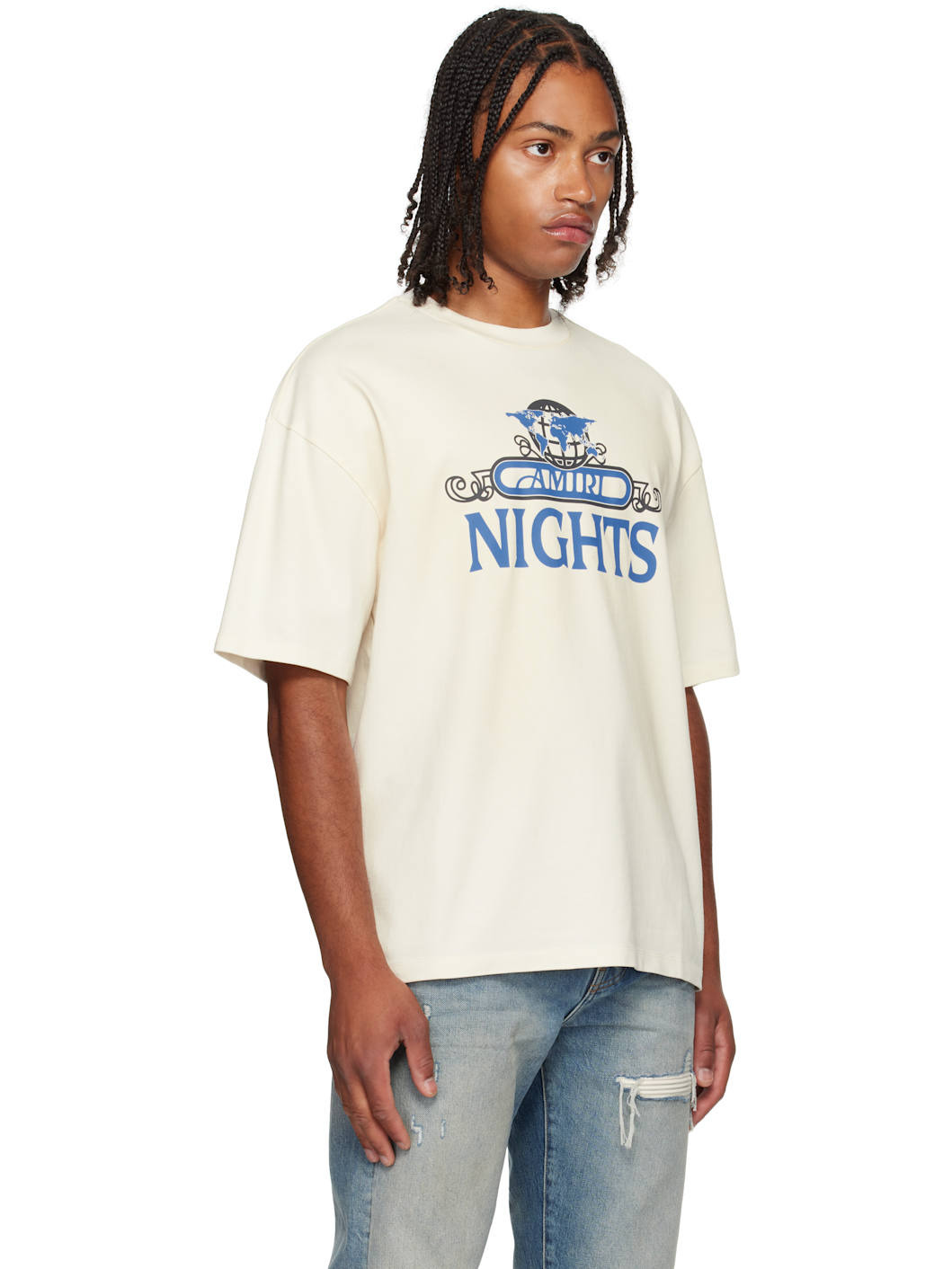 Off-White 'AMIRI Nights' Oversized T-shirt - 2