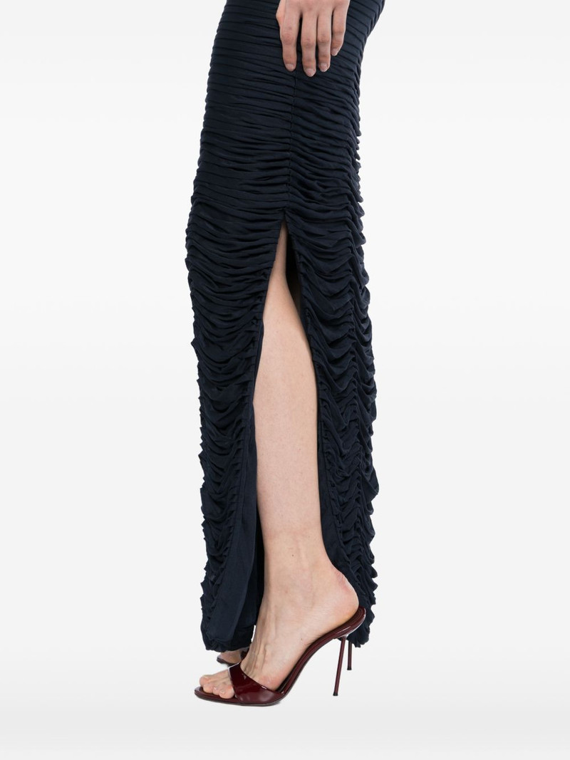 Draped Silk Crêpe Midi Dress 5