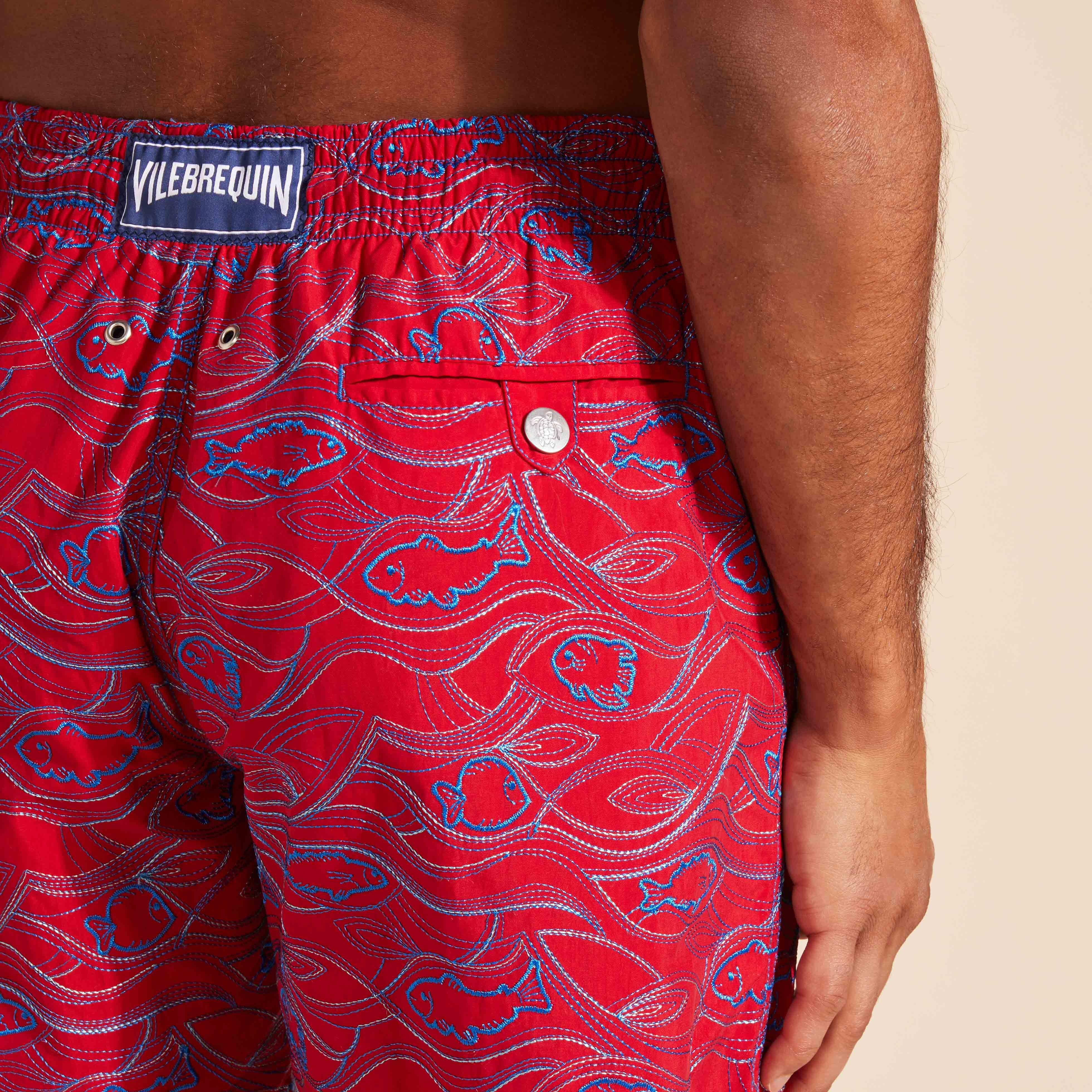 Men Swim Shorts Embroidered Aquarium- Limited Edition - 6