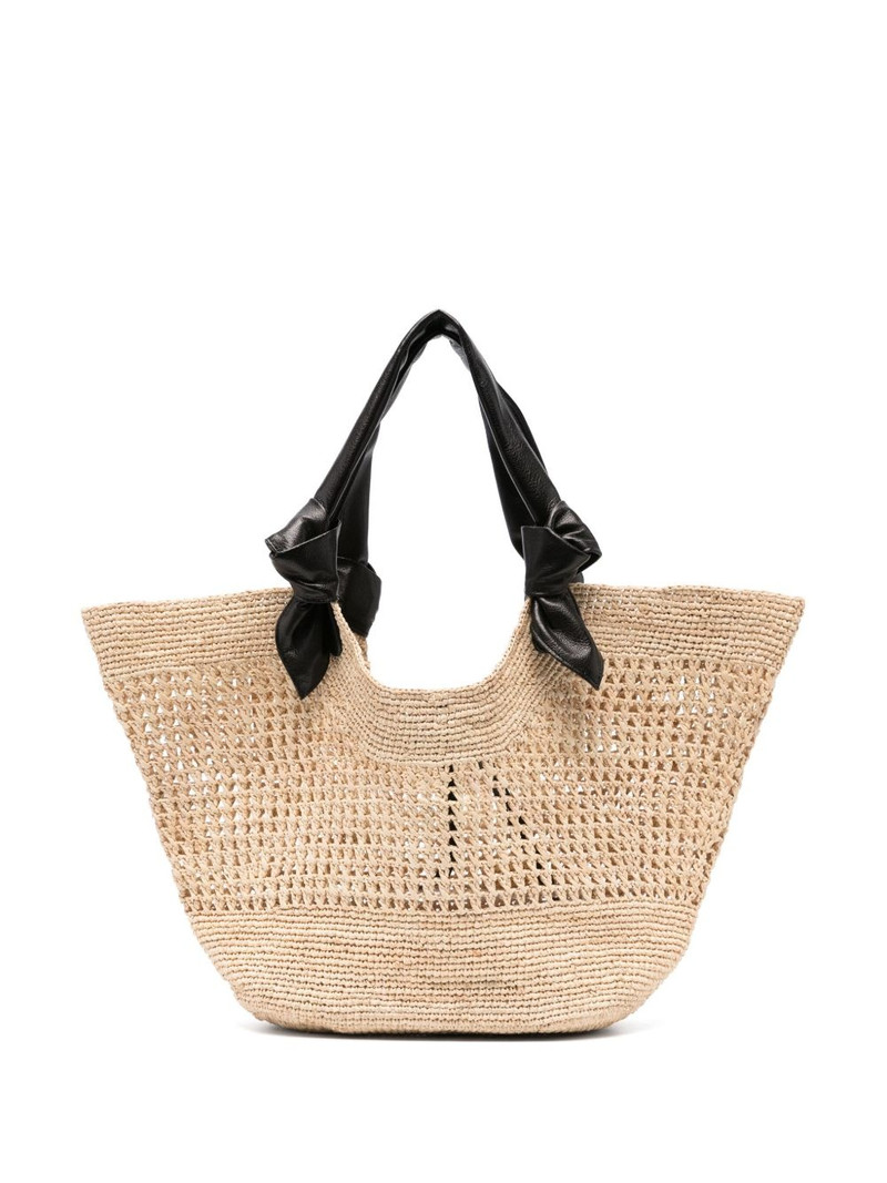 straw tote bag - 1