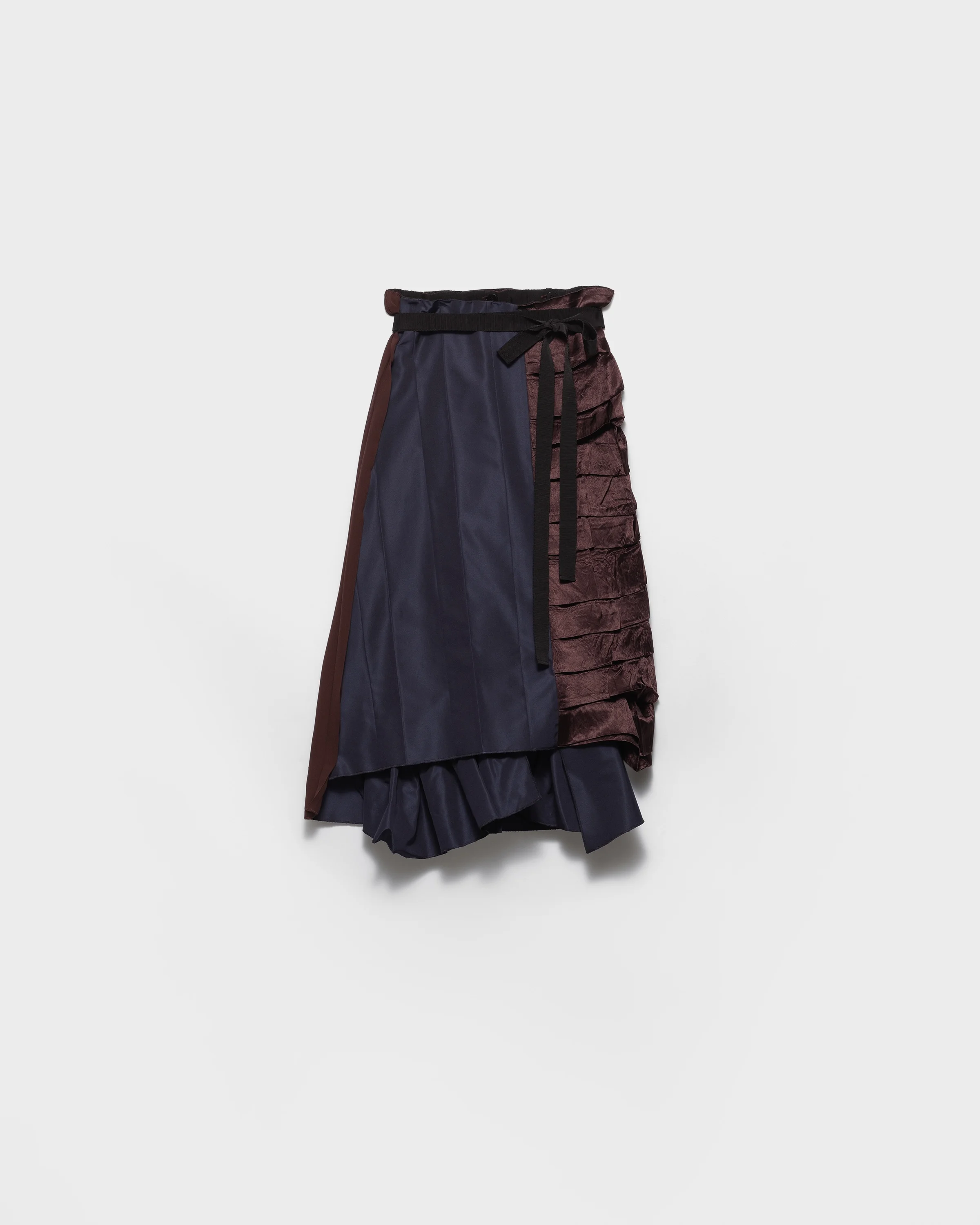 Faille patchwork skirt - 1