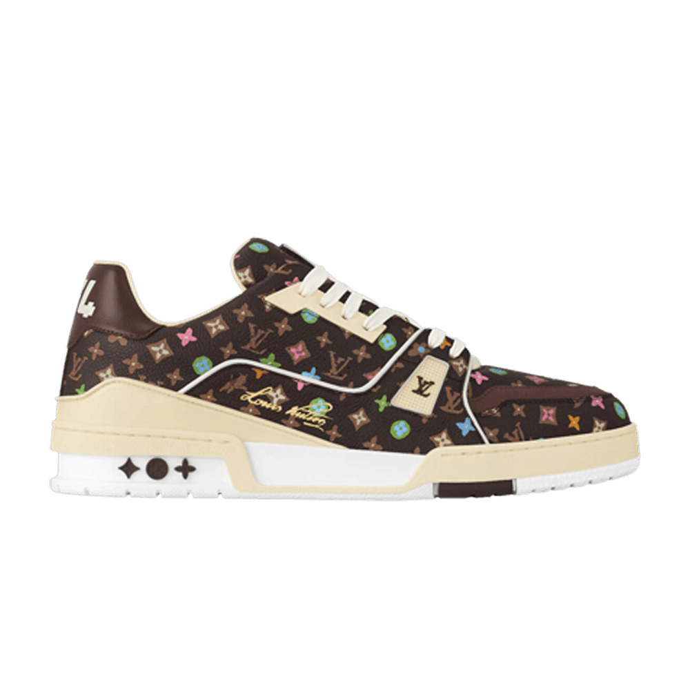 Louis Vuitton Trainer 'Mocha Multi-Color Monogram' - 1