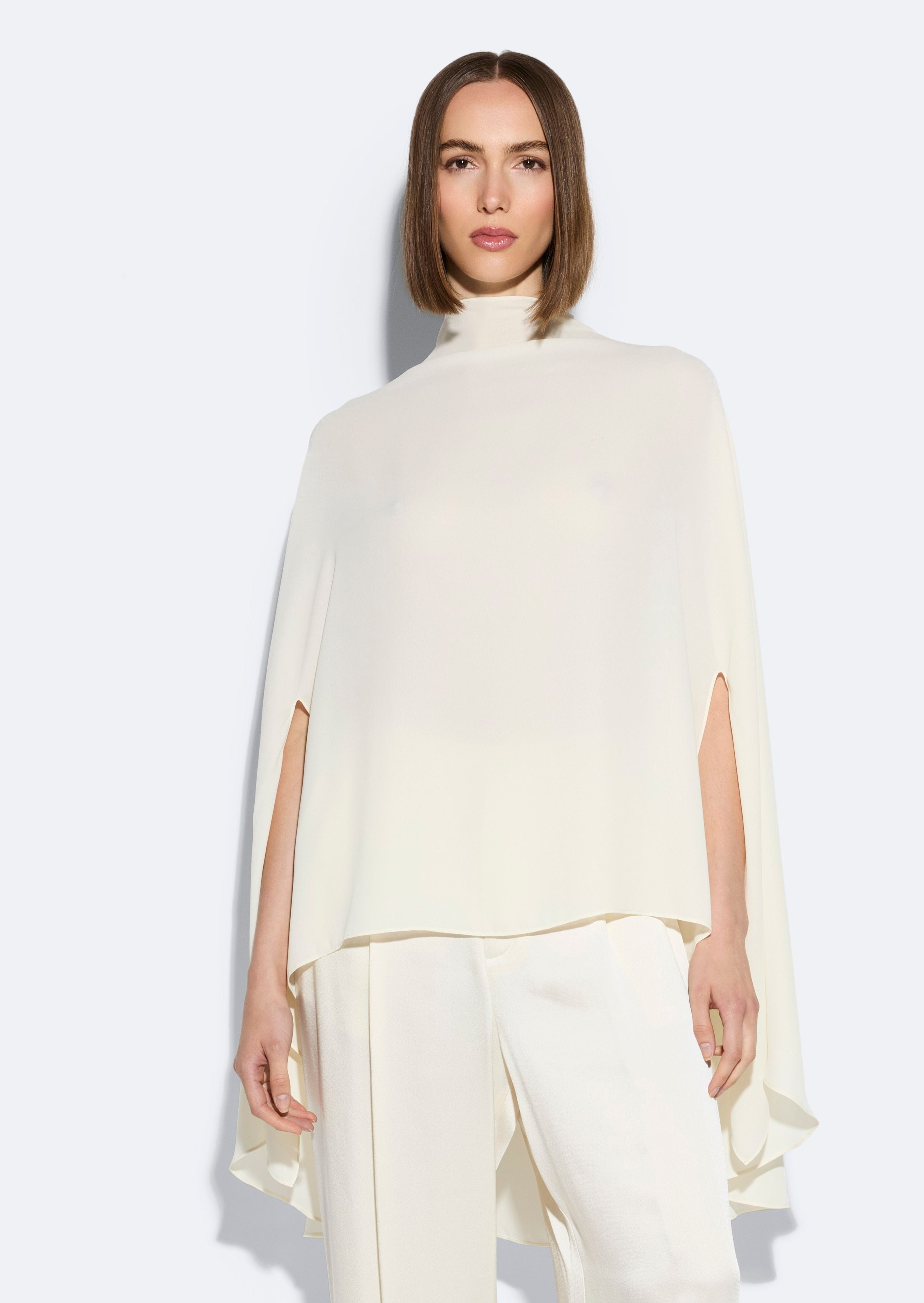 Georgette Oversized Cape Tee - 2