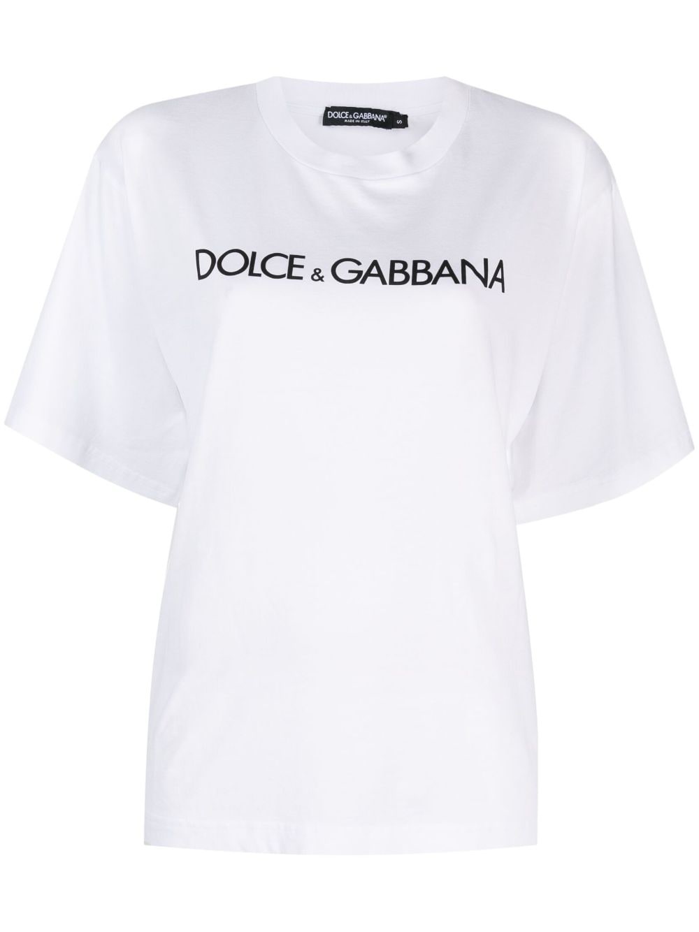 logo-print cotton T-shirt - 1