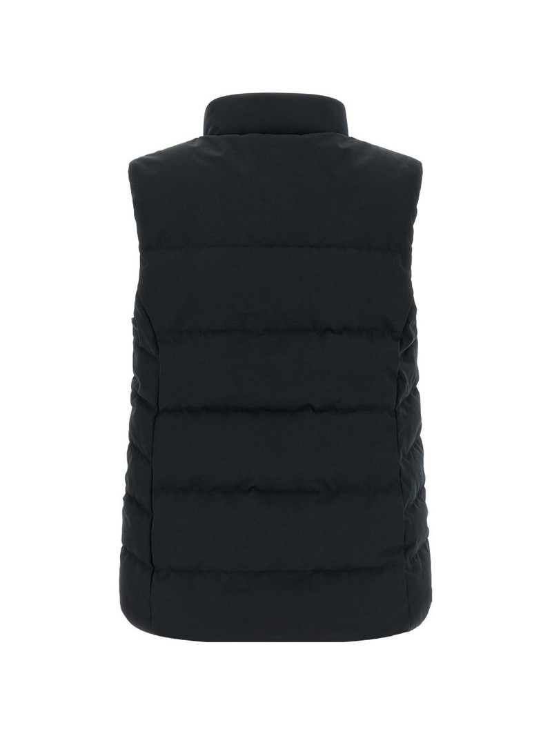 Canada Goose quilted logo patch vest outlook