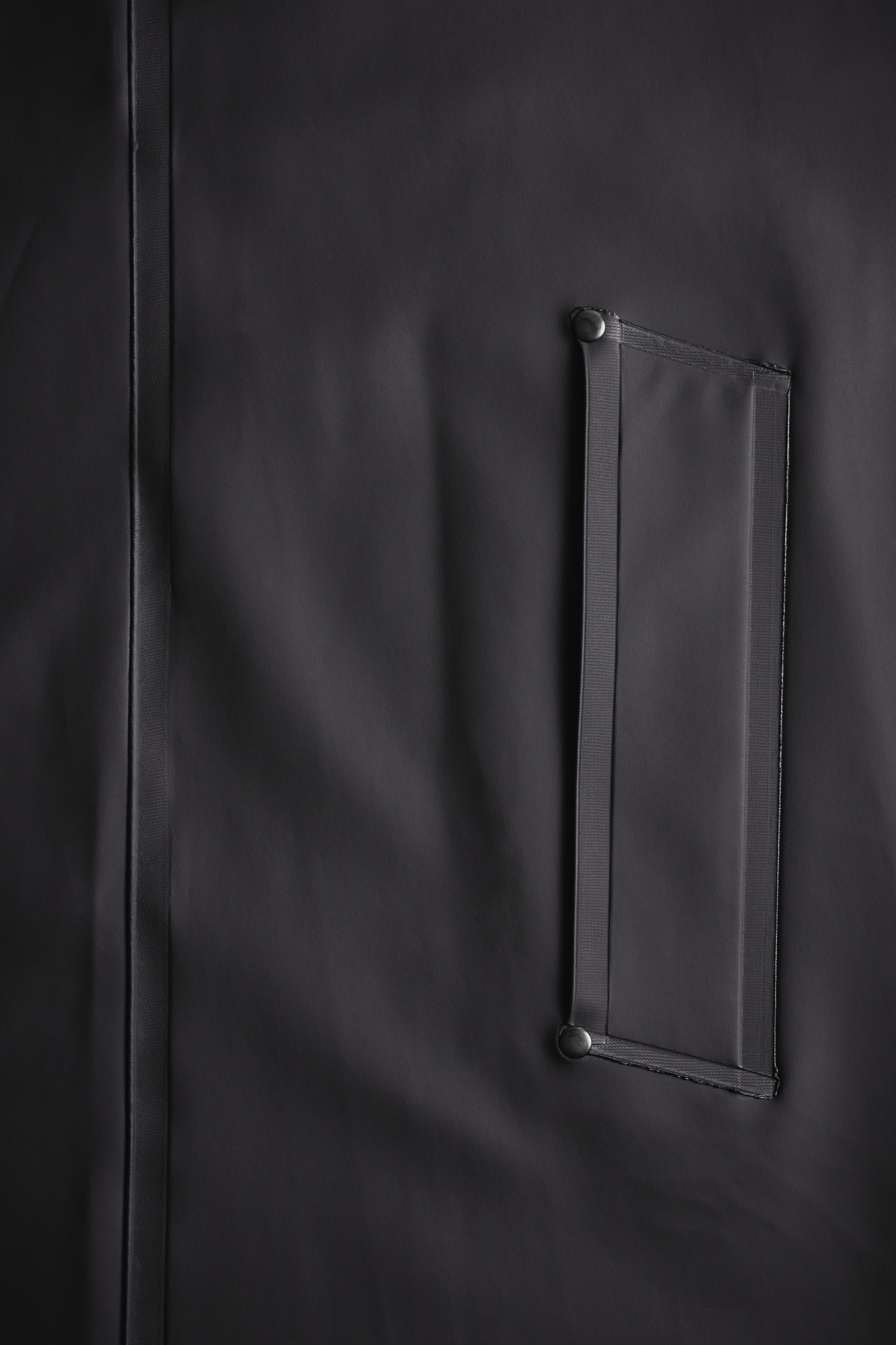 Mosebacke Long Raincoat Black - 10