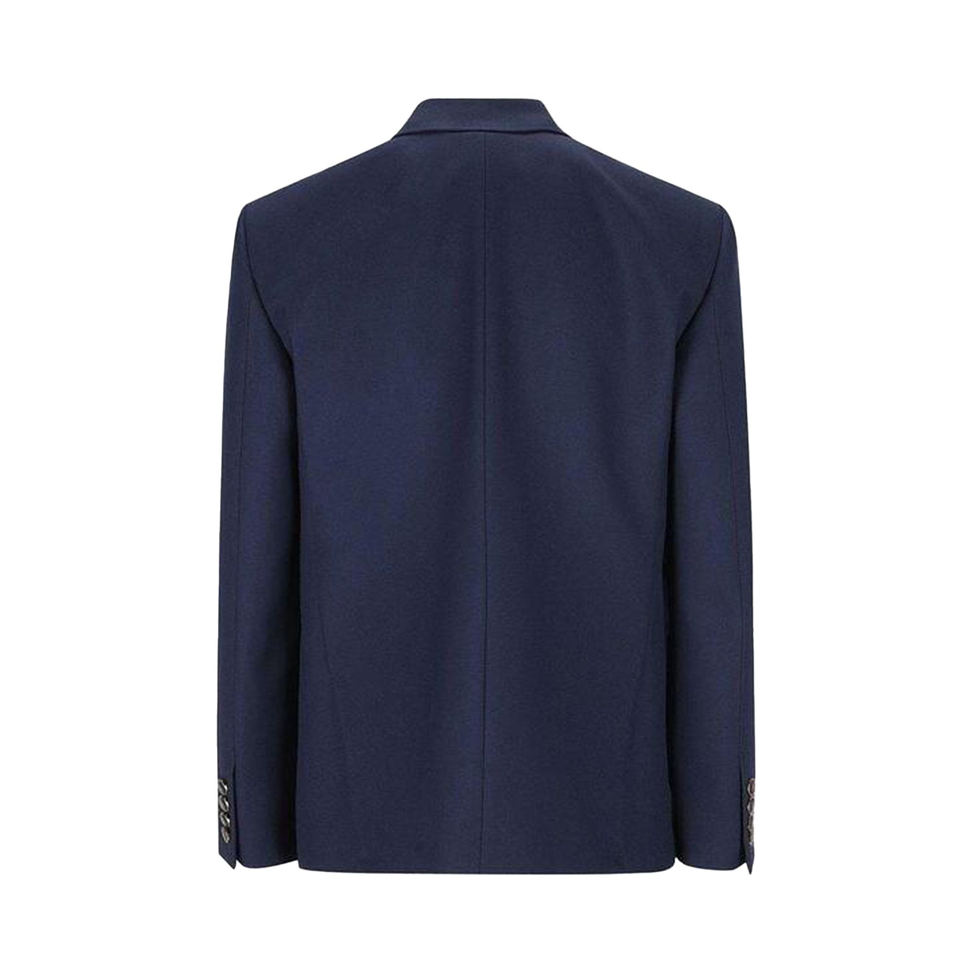 Valentino Single Breasted Straight Hem Jacket 'Indaco' - 2