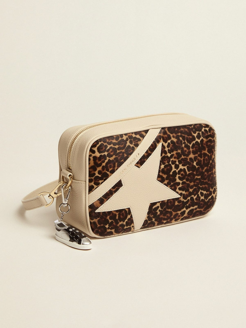 Off-white Star Bag with leopard-print pony skin insert 5