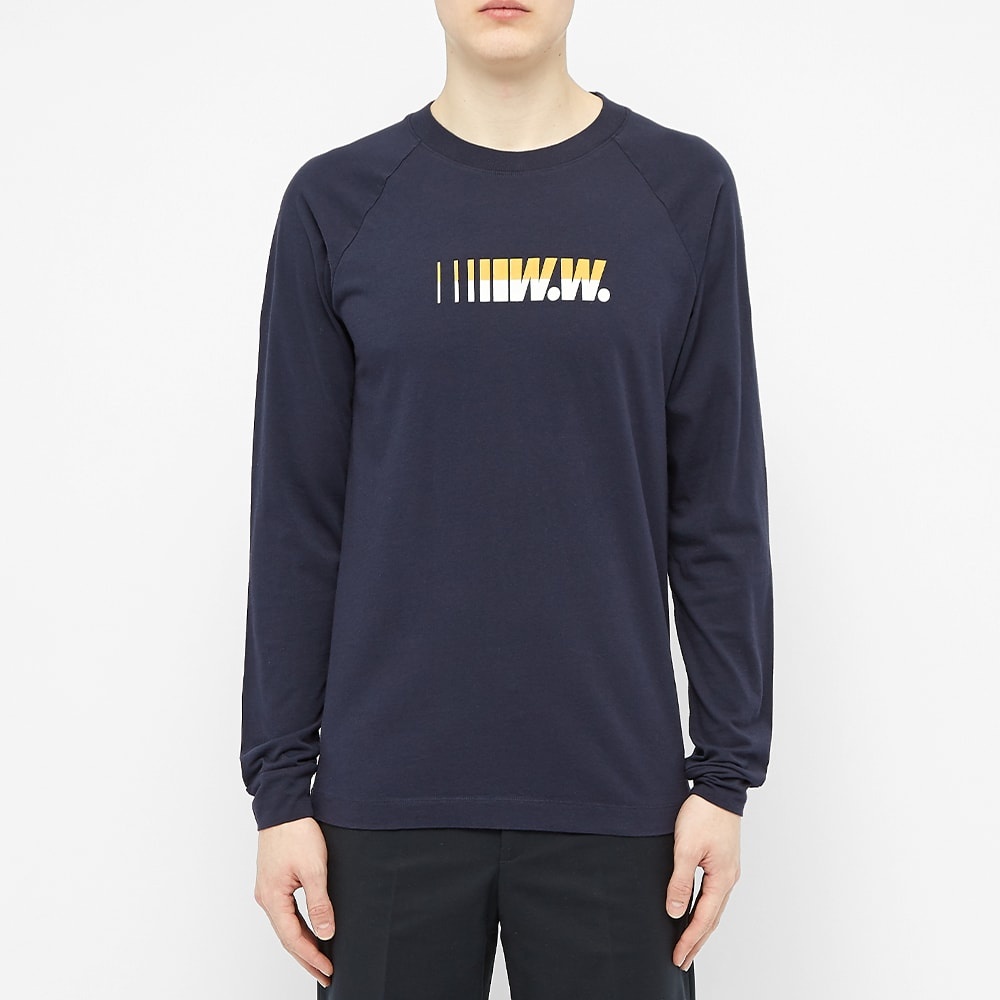 Wood Wood Long Sleeve Han World Sports Tee - 4