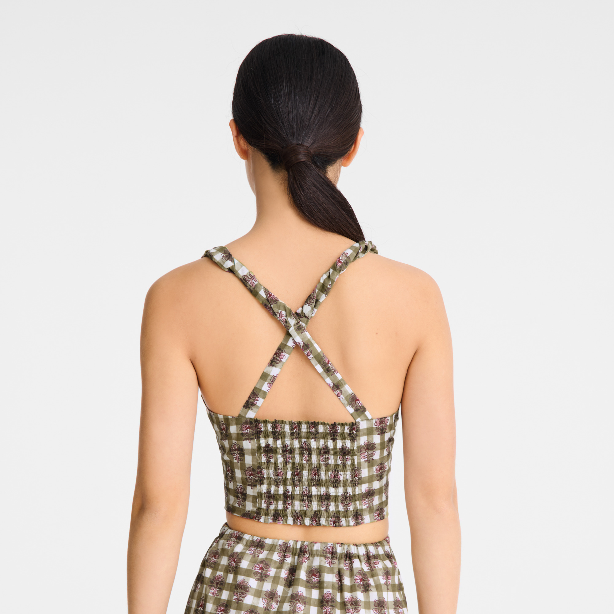 Top Artichoke - Vichy print veil - 5