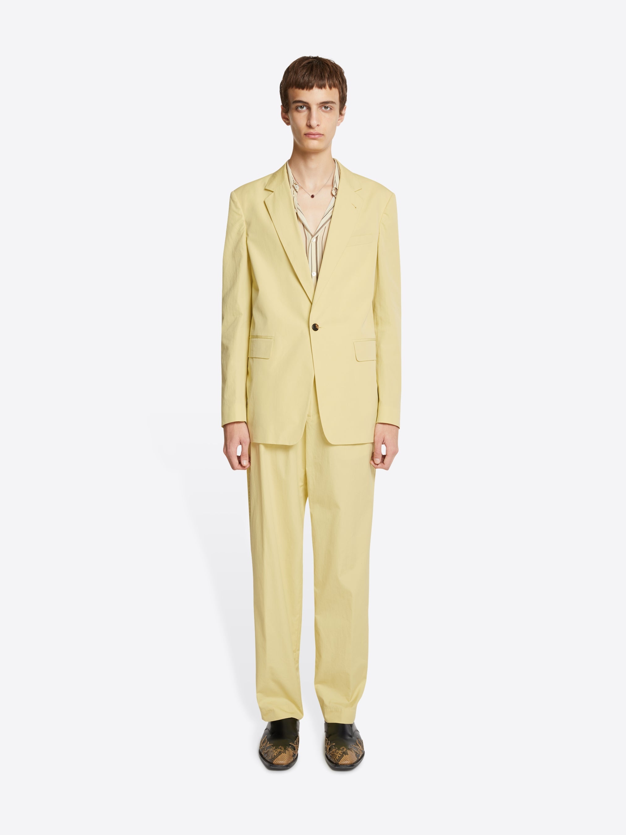 FITTED COTTON BLAZER - 2