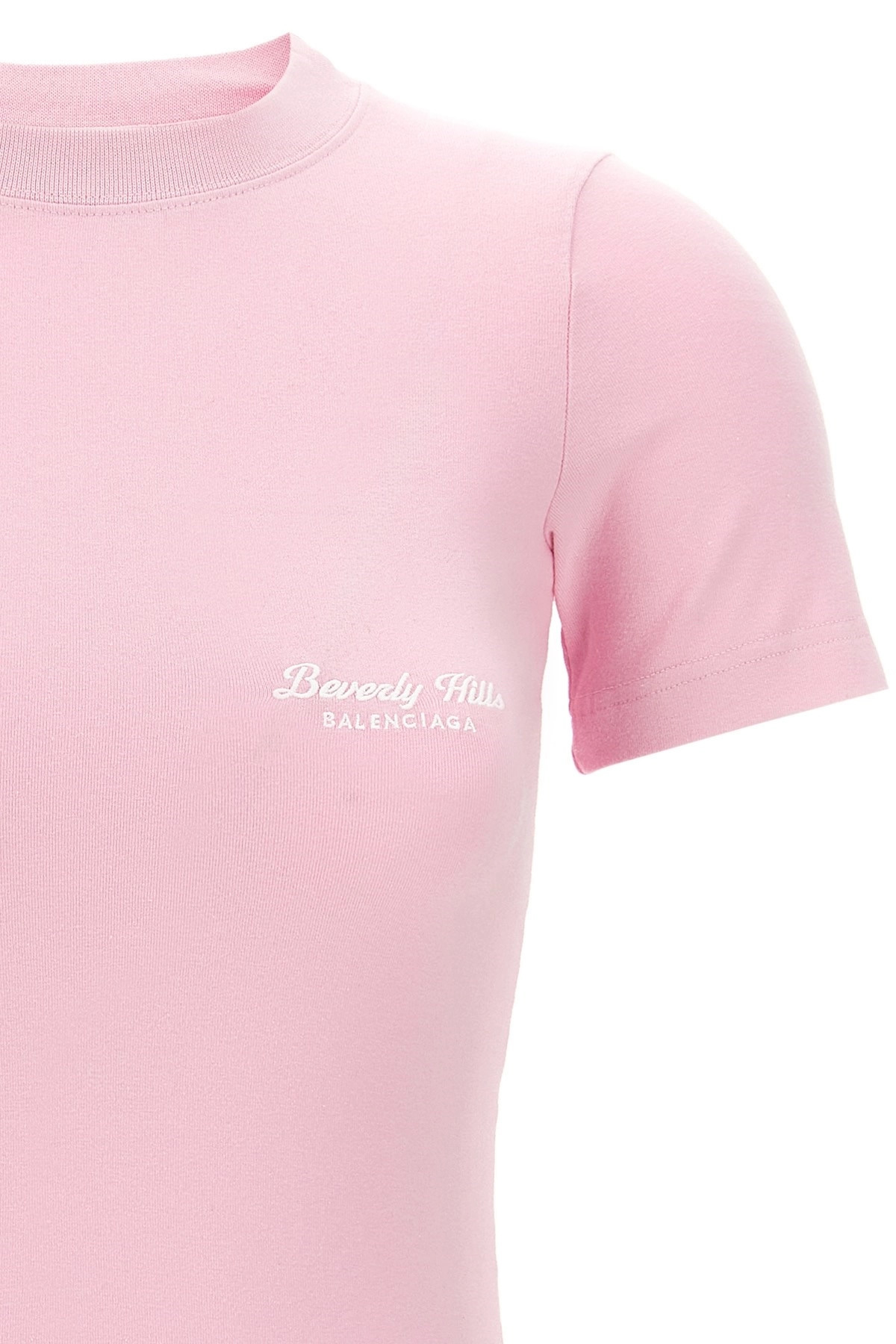 Logo embroidery t-shirt - 4