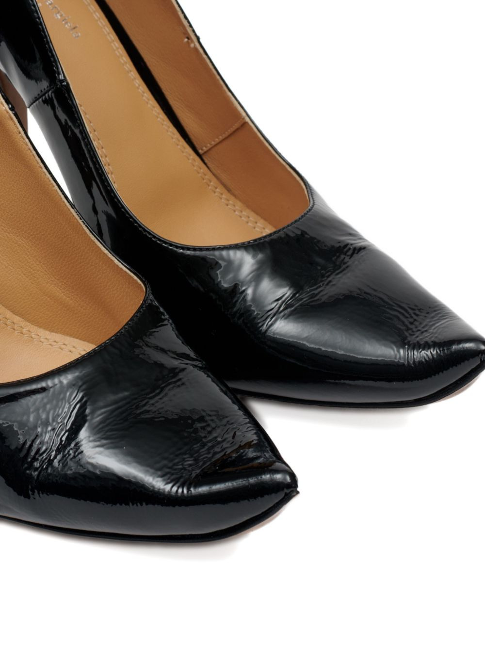 100mm leather pumps - 4