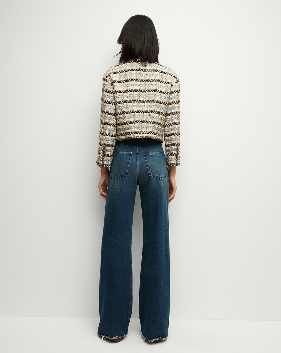 SUMIRA METALLIC TWEED JACKET - 6