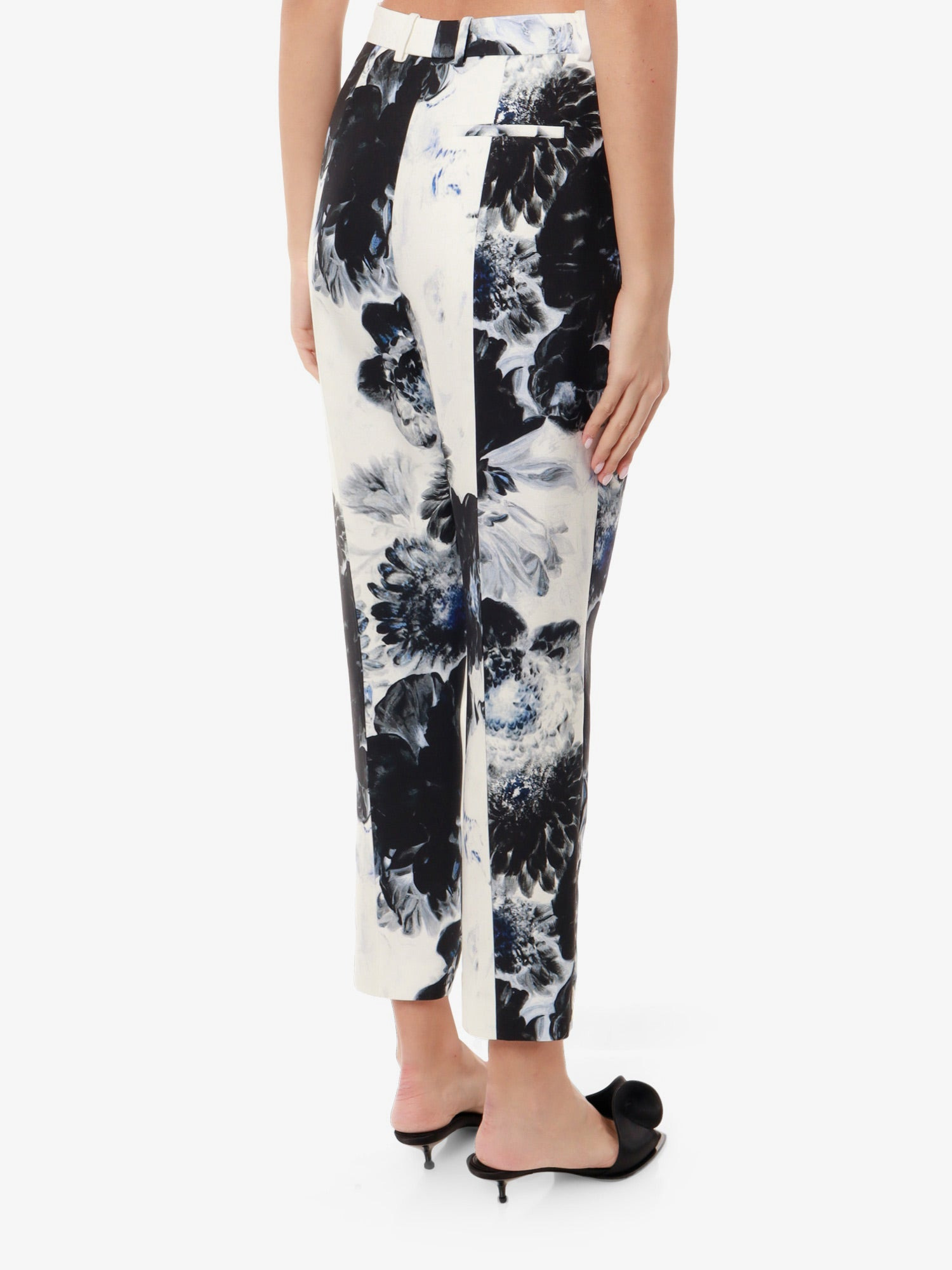 Viscose Trouser With Floral Print - 4