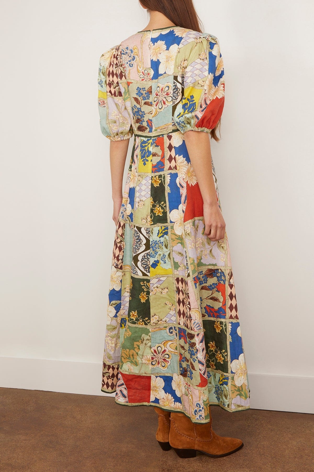 Bianca Midi Dress in Multi - 4
