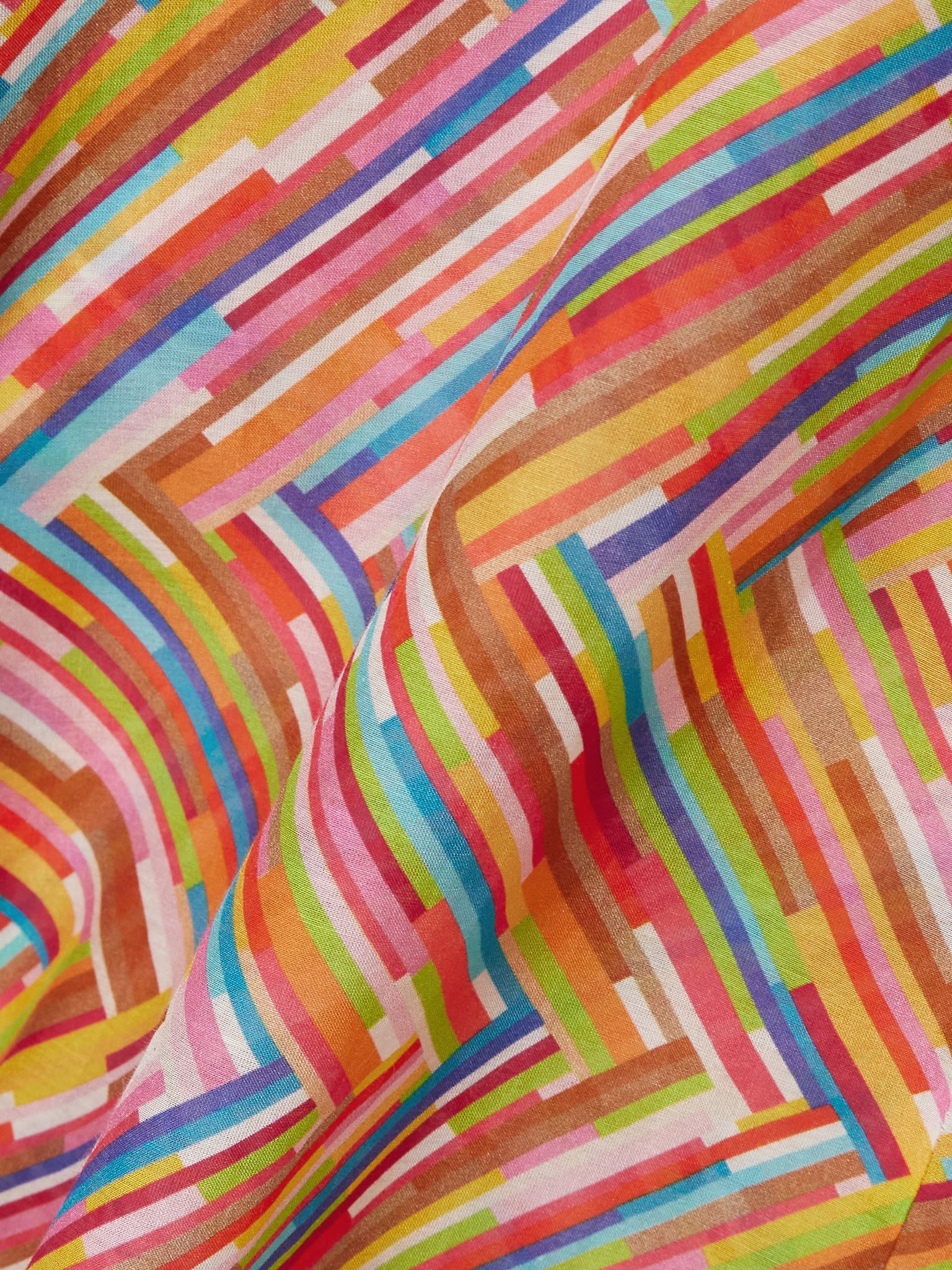 Mare printed cotton and silk-blend kaftan Multi - 4