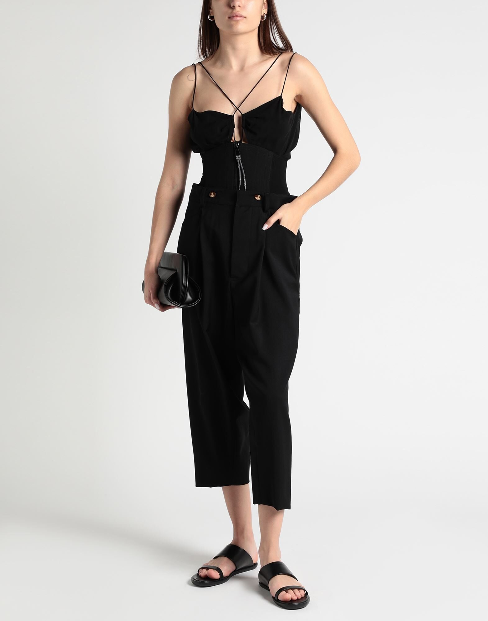 Black Women's Casual Pants - 2