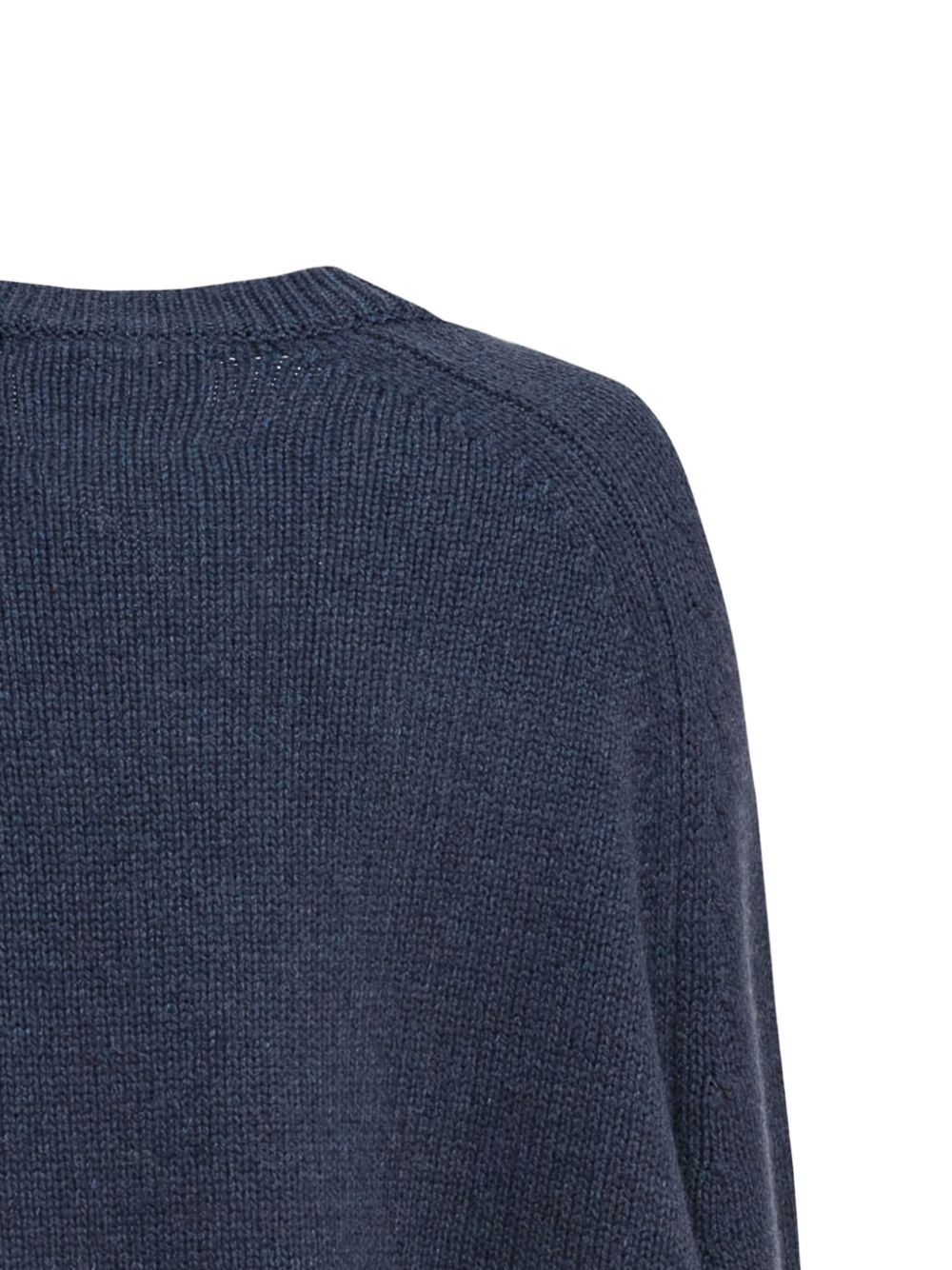 round-neck cashmere sweater - 3