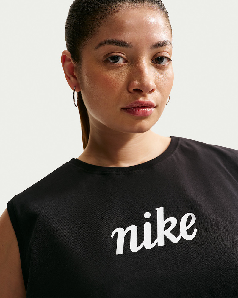 Nike Sportswear Club Women's Loose Cropped Tank Top (Plus Size) 3
