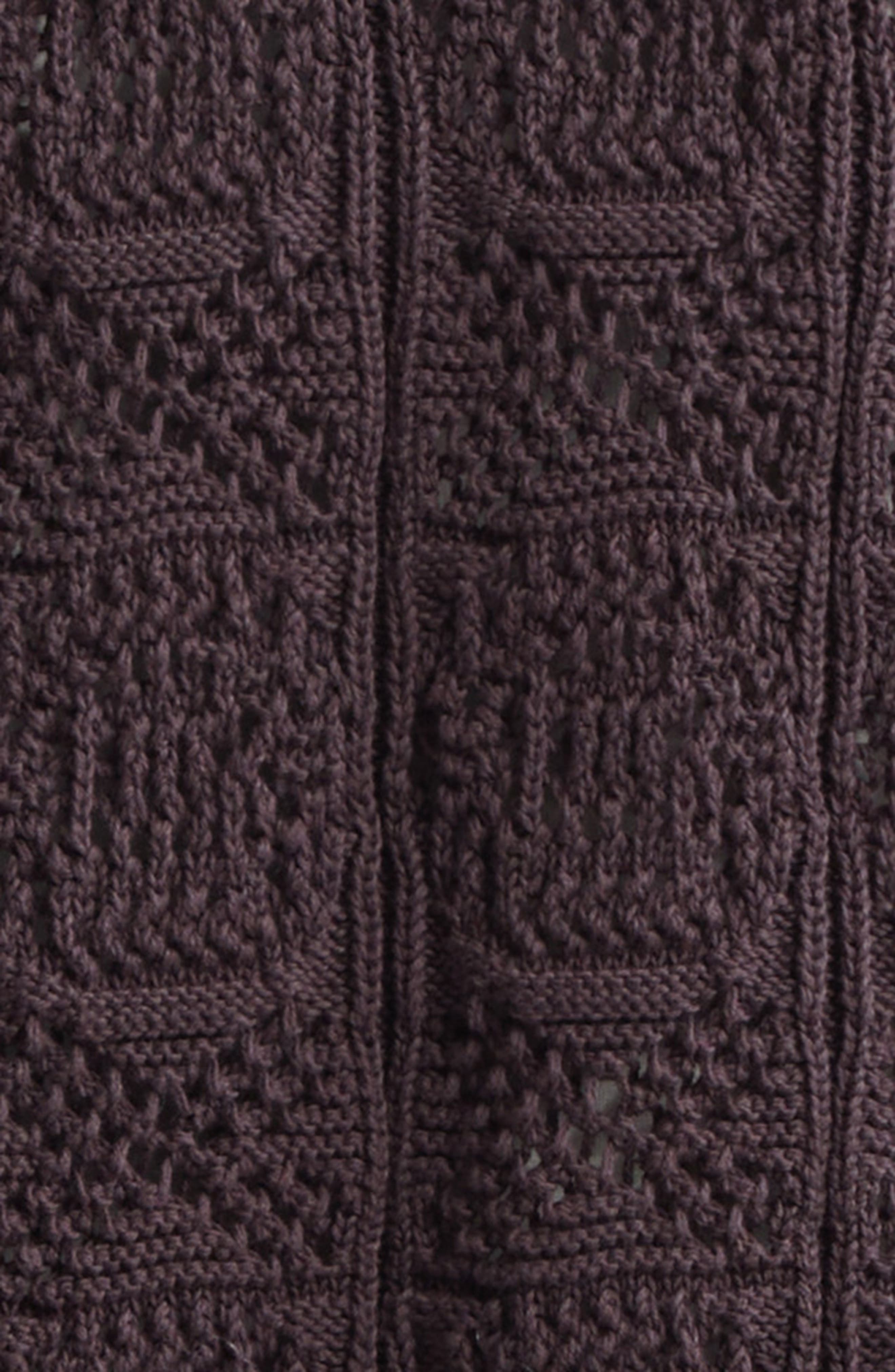 Séfr Myles Knit Overshirt in Heavy Roast Knit at Nordstrom - 5