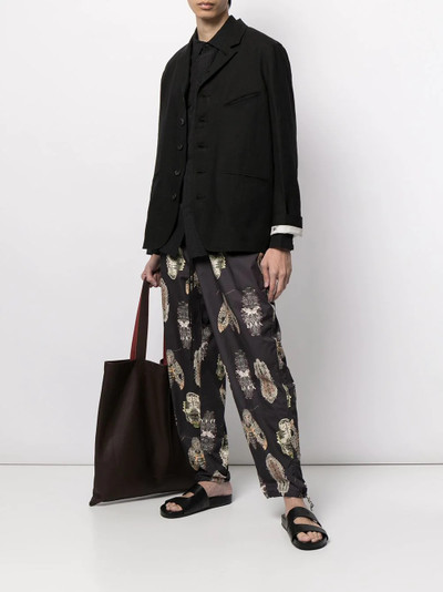 The Viridi-anne linen broad jacket outlook