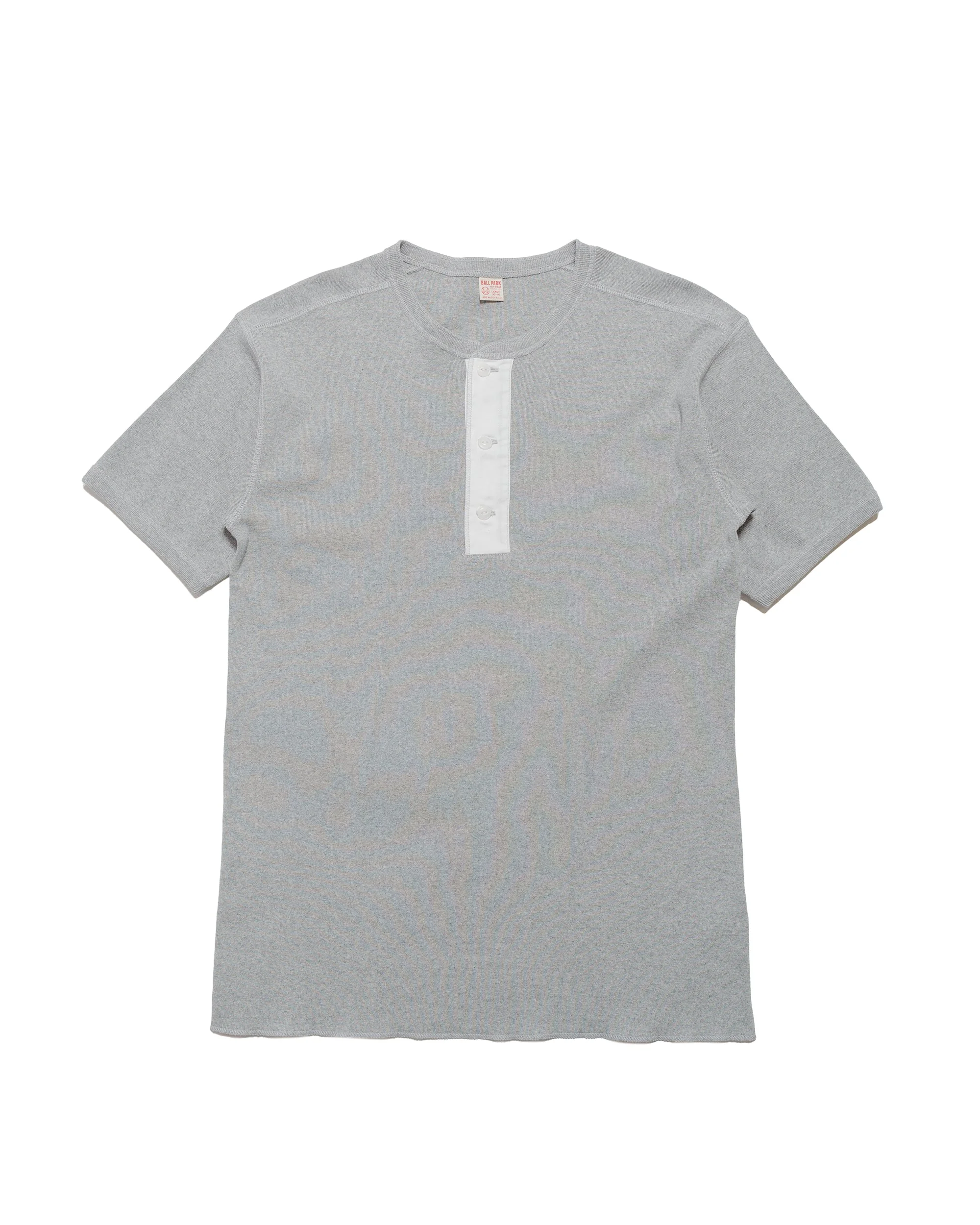 MC23022 Union Henley Undershirt S/S Medium Grey - 1