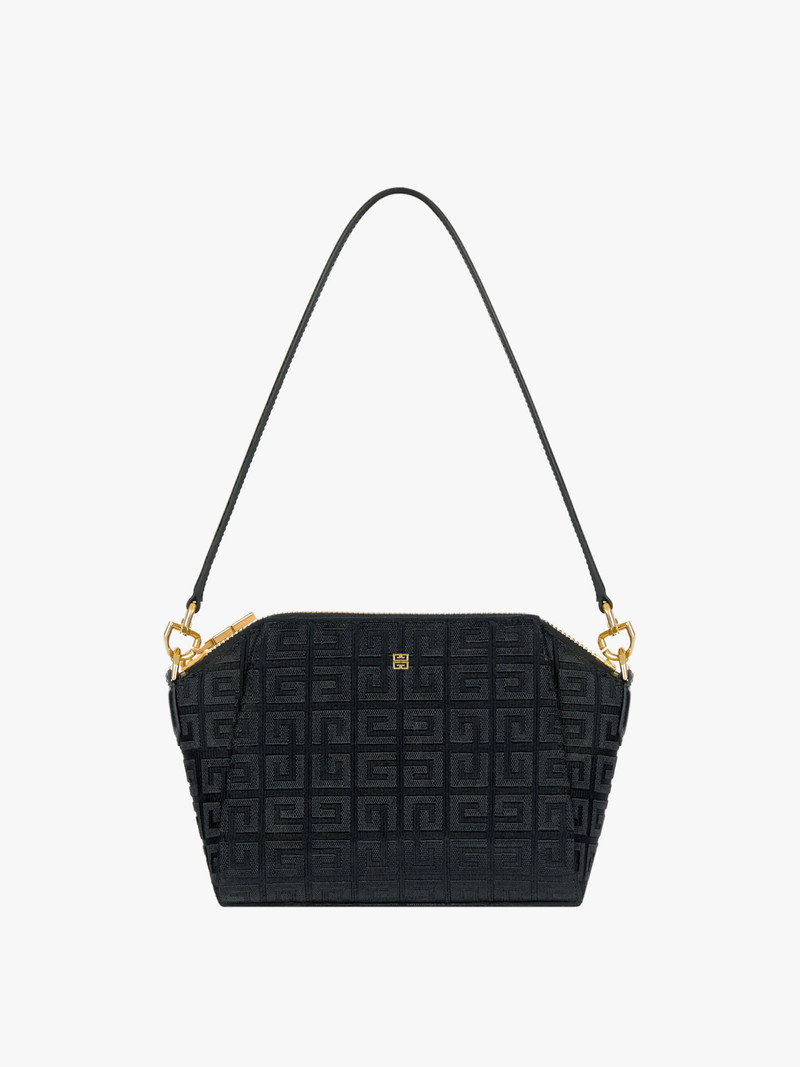 XS ANTIGONA BAG IN 4G EMBROIDERED CANVAS 1