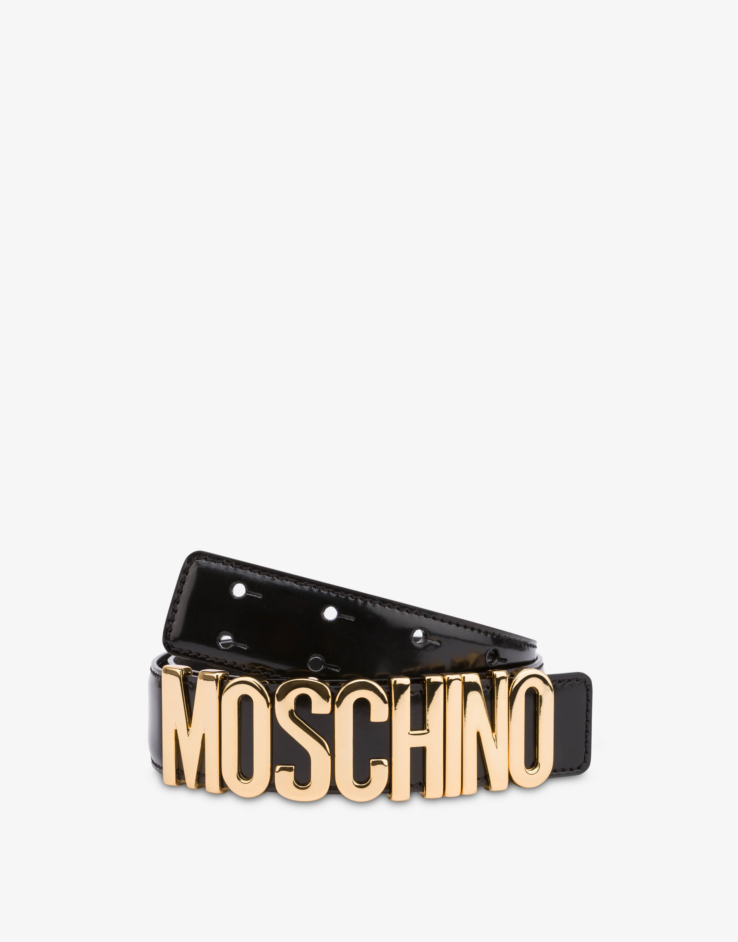 LEATHER BELT WITH LOGO - 1