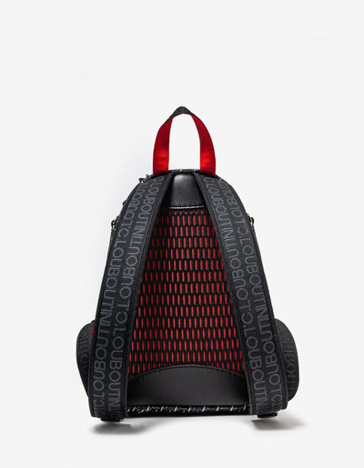 Christian Louboutin Backparis Small Black Techno CL Backpack - outlook