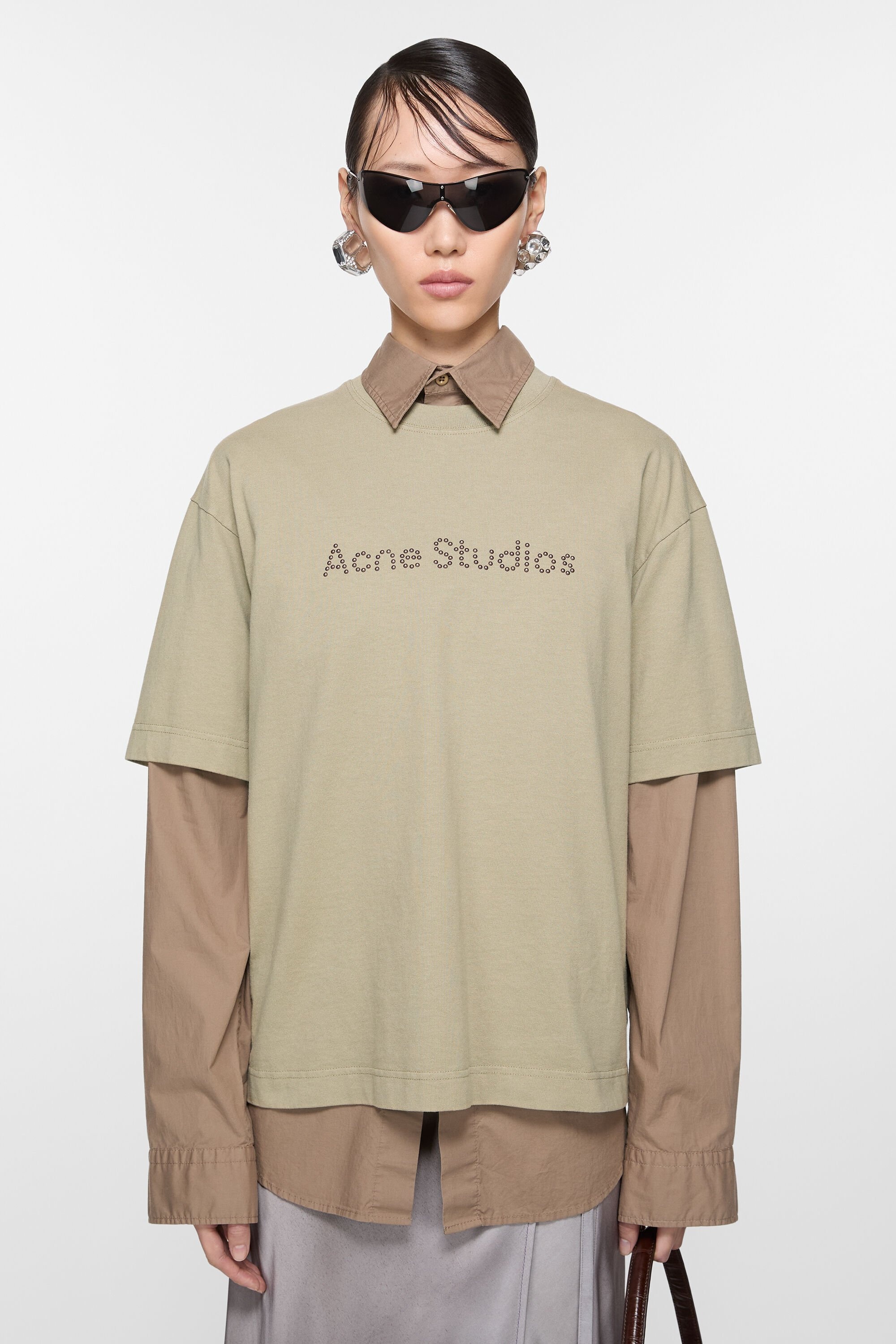 Logo t-shirt - Relaxed fit - Sand beige - 2