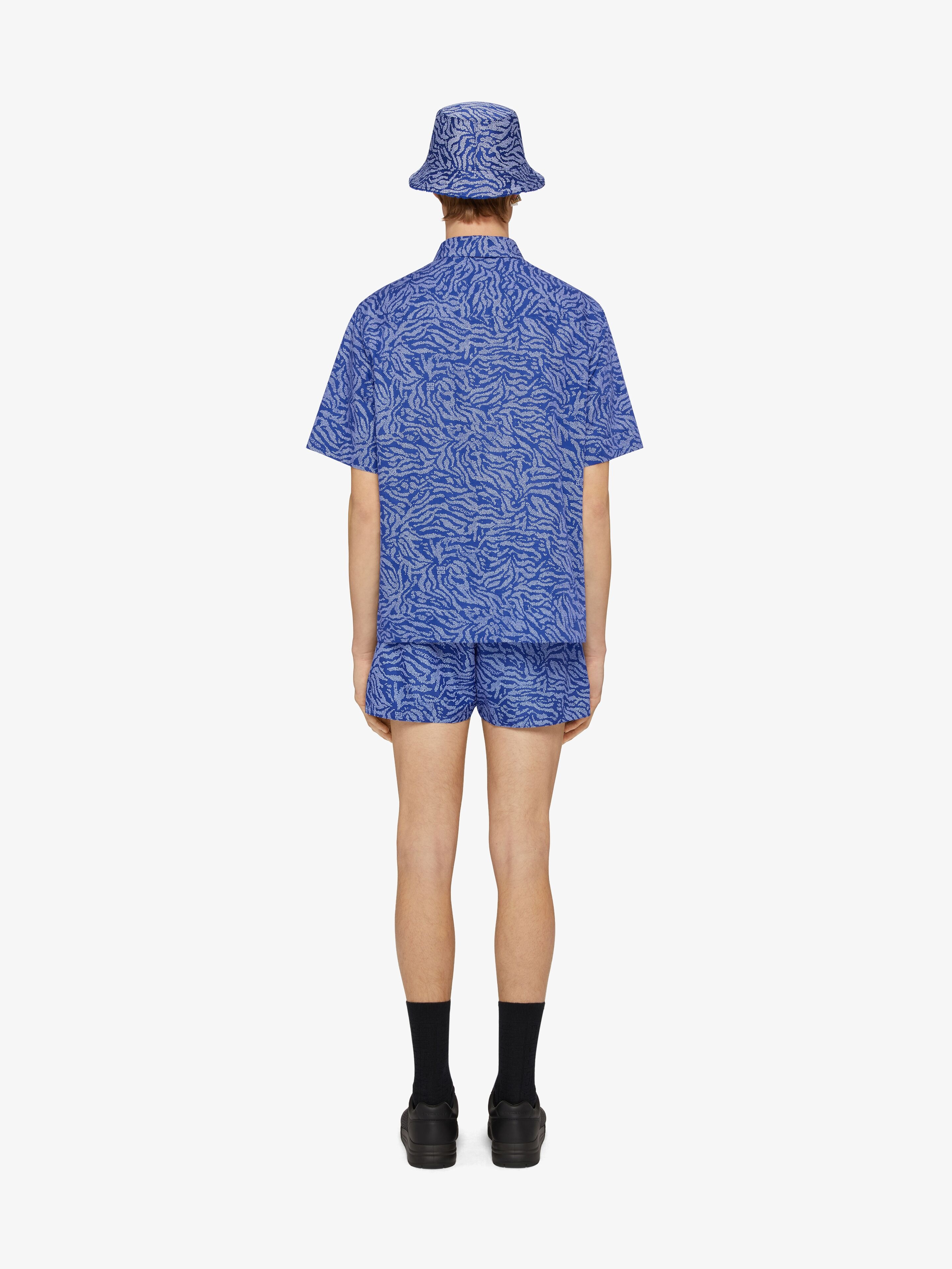 SHIRT IN PRINTED COTTON VOILE - 4