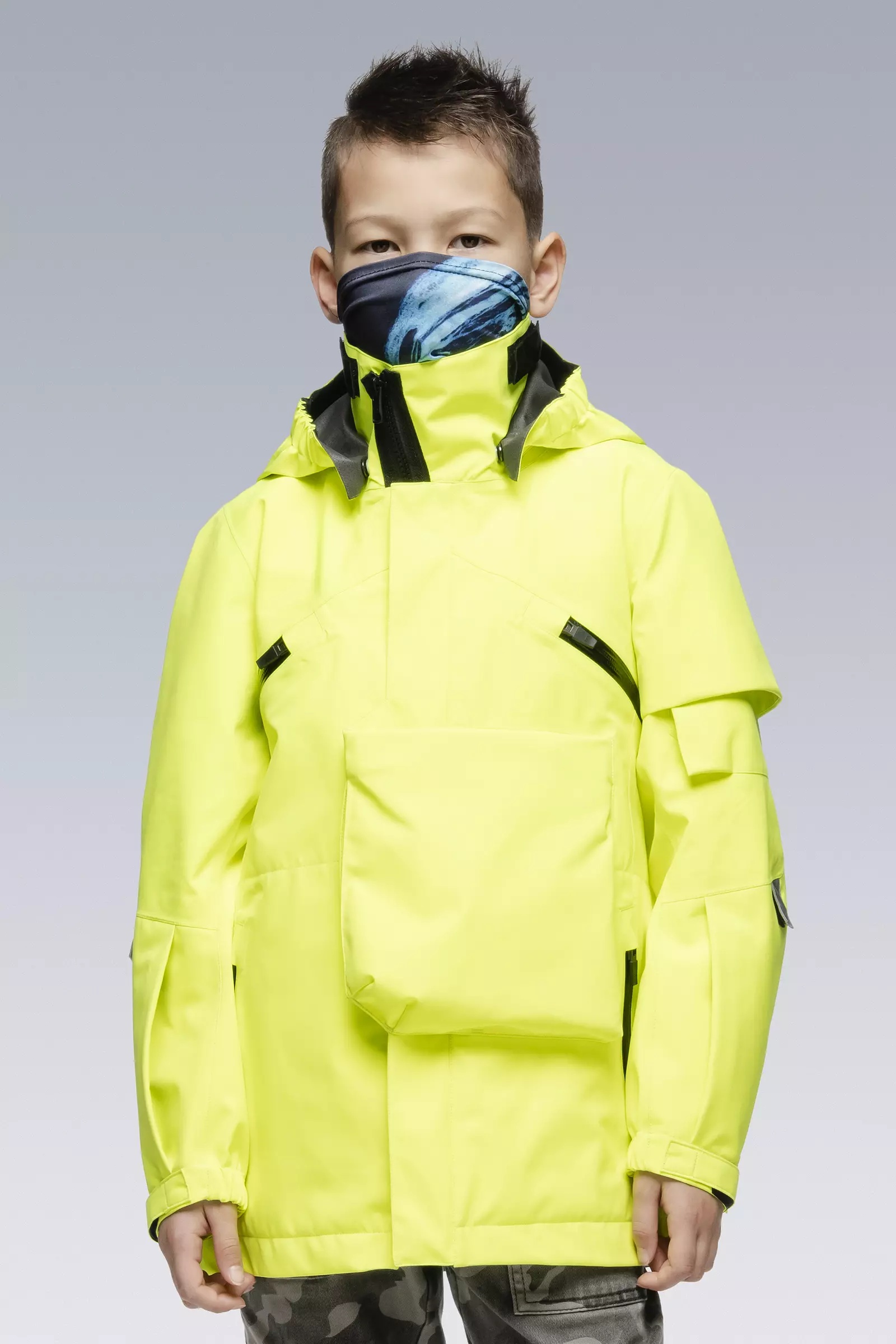 ACRONYM J1A-MX 2.5L Gore-Tex Jacket Hi-Vis Yellow | REVERSIBLE