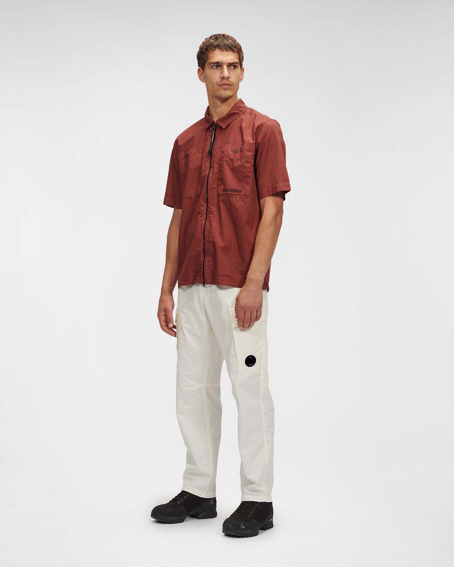Cotton Rip-Stop Zipped Shirt - 3