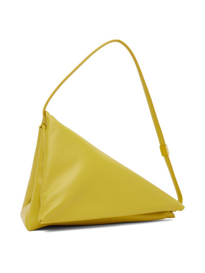 Marni Yellow Leather Prisma Triangle Shoulder Bag outlook