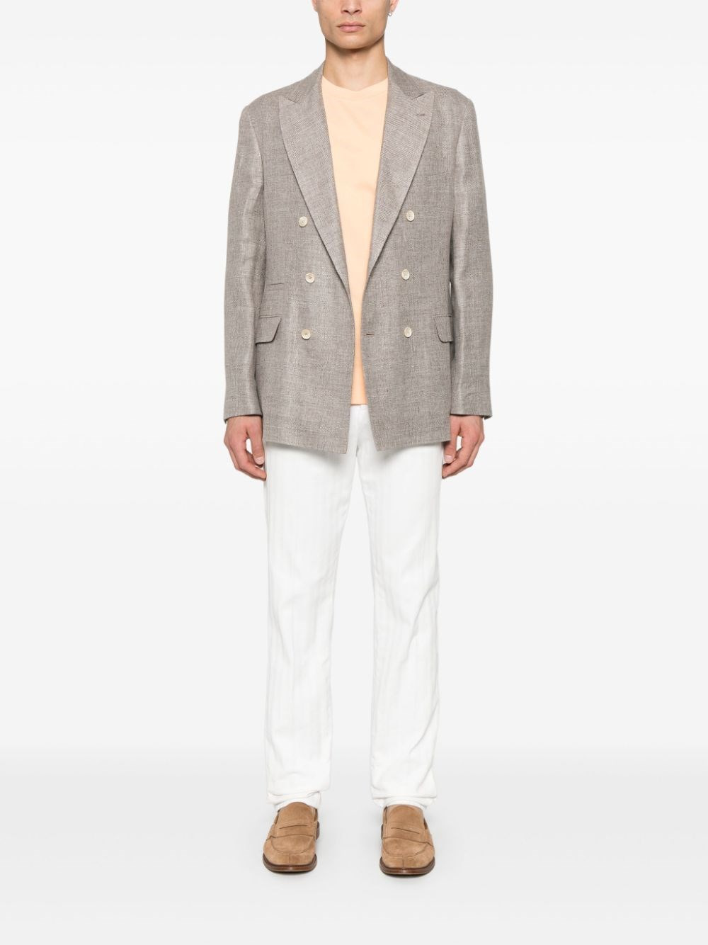 Linen blend jacket - 3