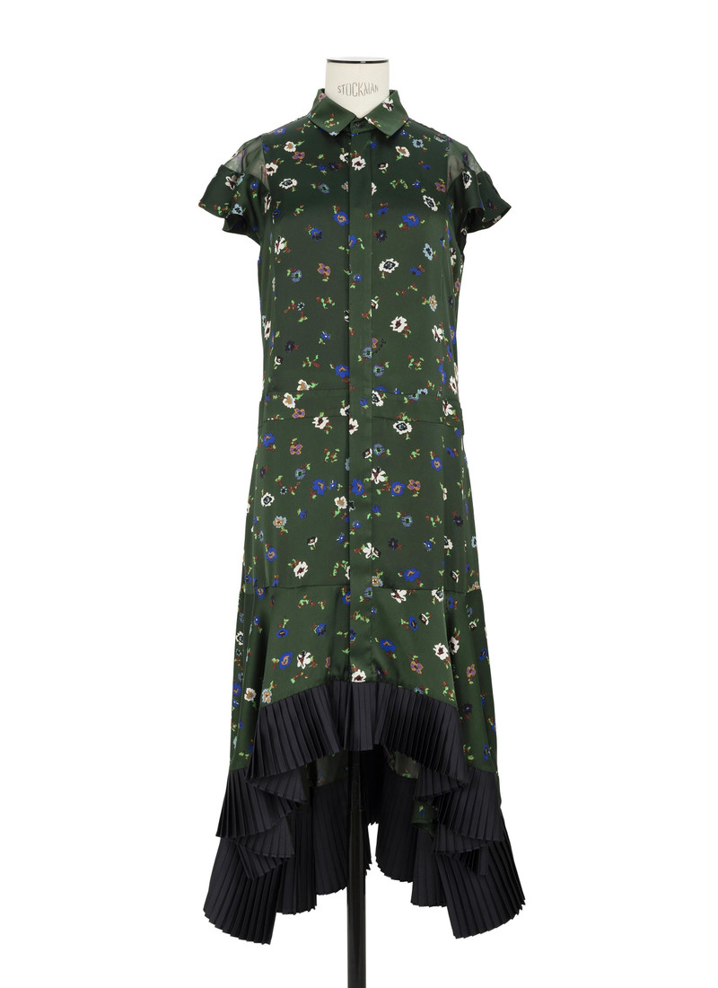 sacai Floral Print Dress outlook