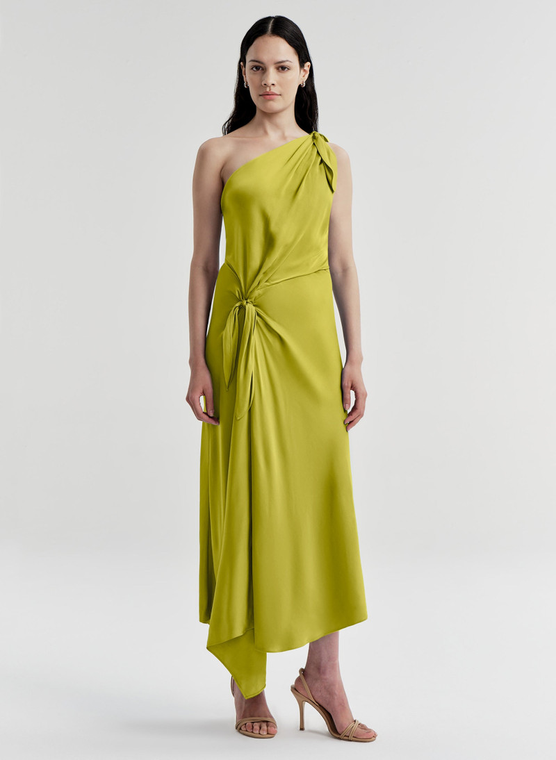 Eliana One Shoulder Midi Dress - 1