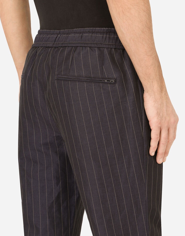 Pinstripe jogging pants - 5