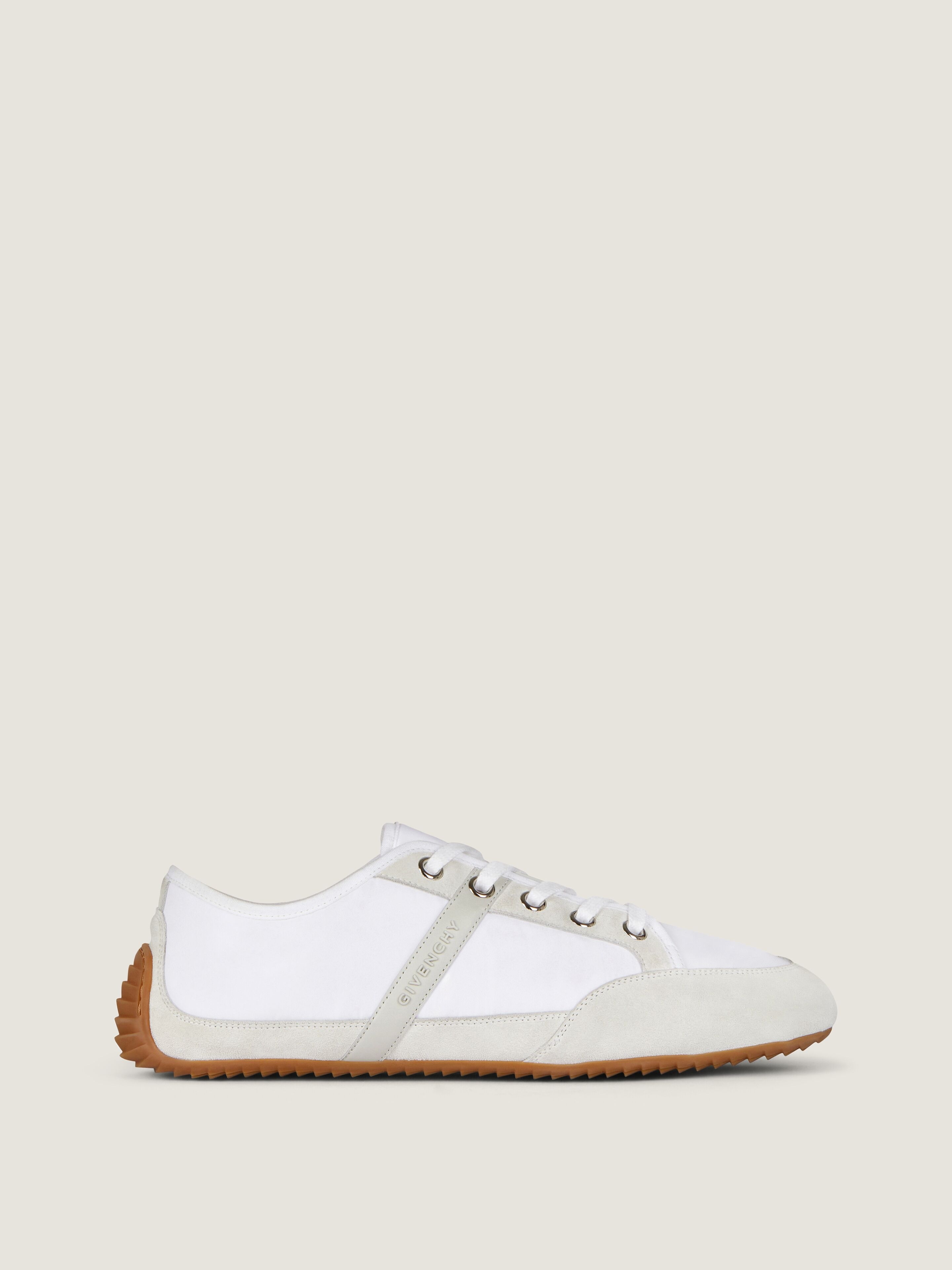 SLIM SNEAKERS IN NYLON AND SUEDE - 3