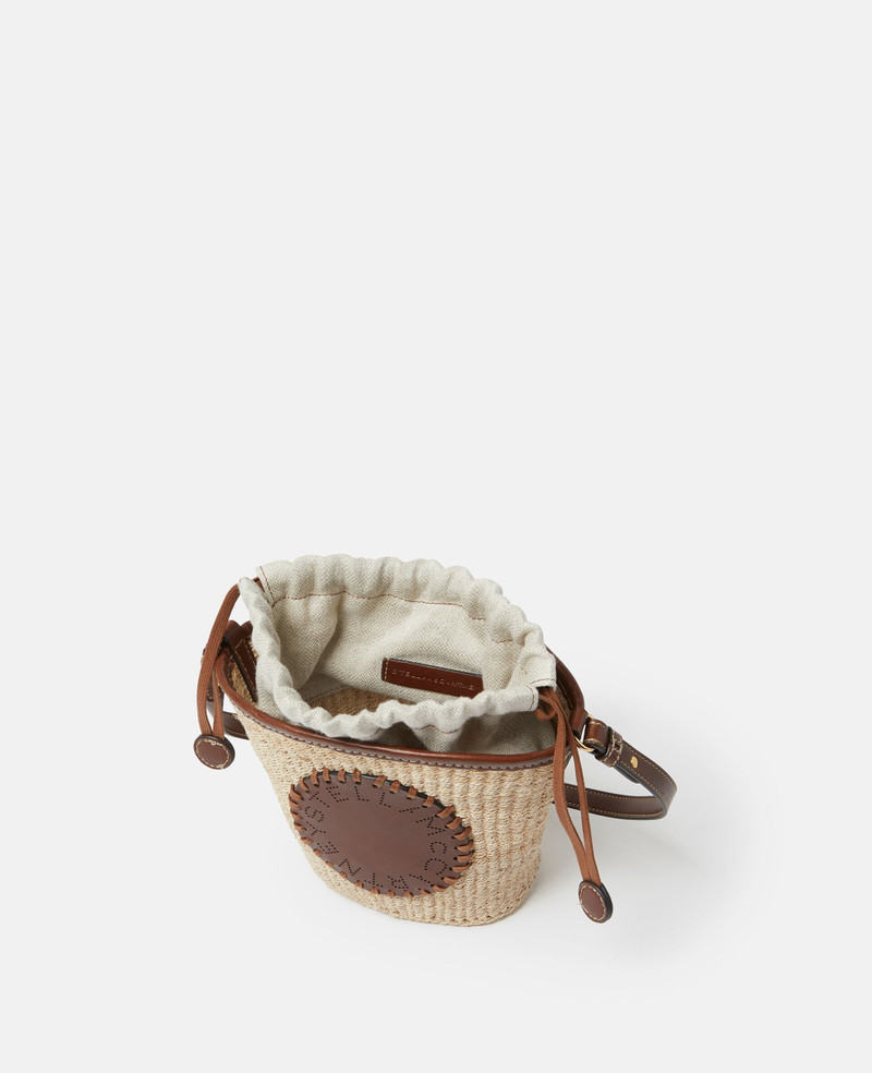 Stella McCartney Logo Raffia Crossbody Bag outlook