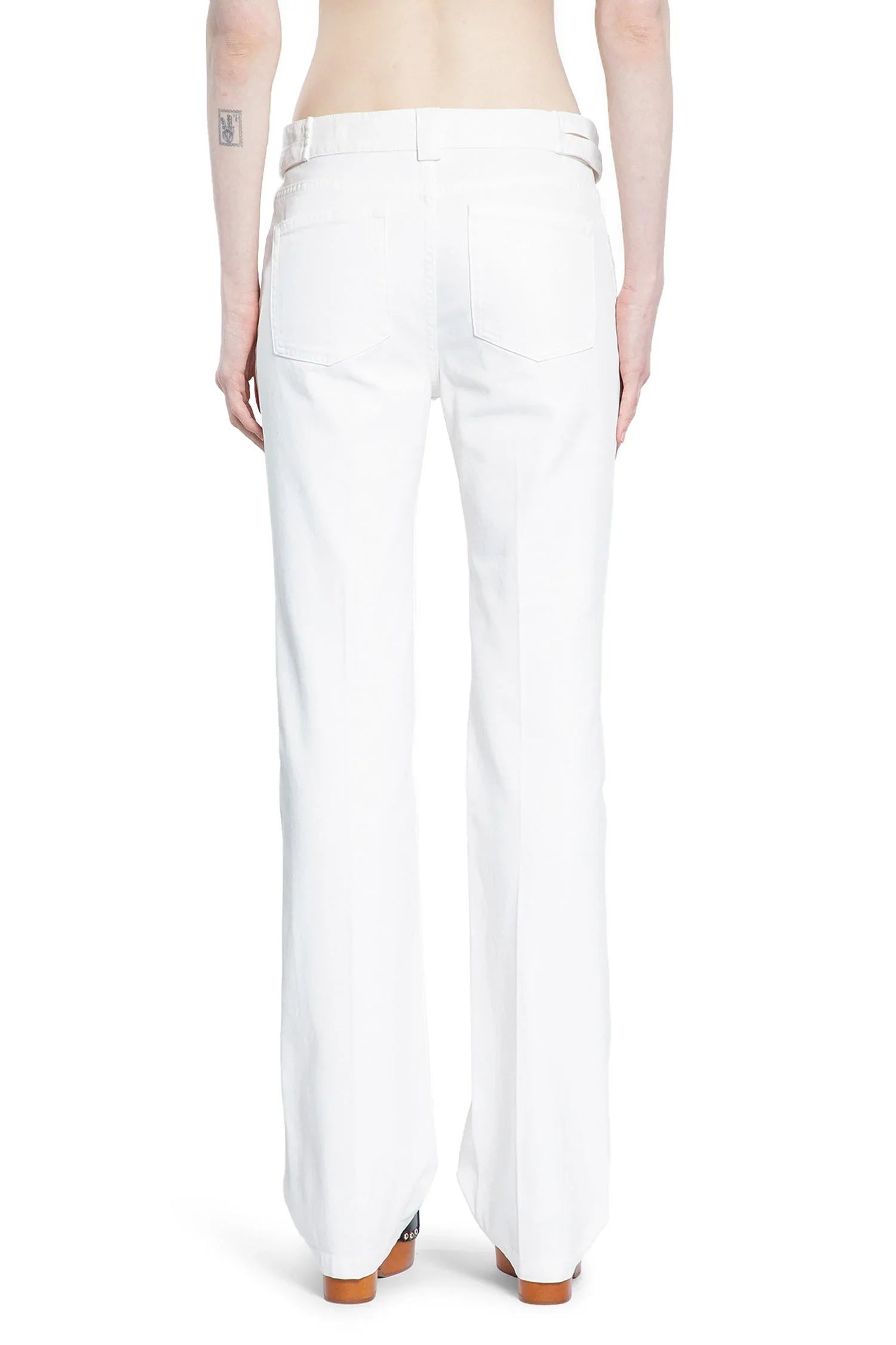 Straight-Trousers-In-Cotton-Canvas - 4