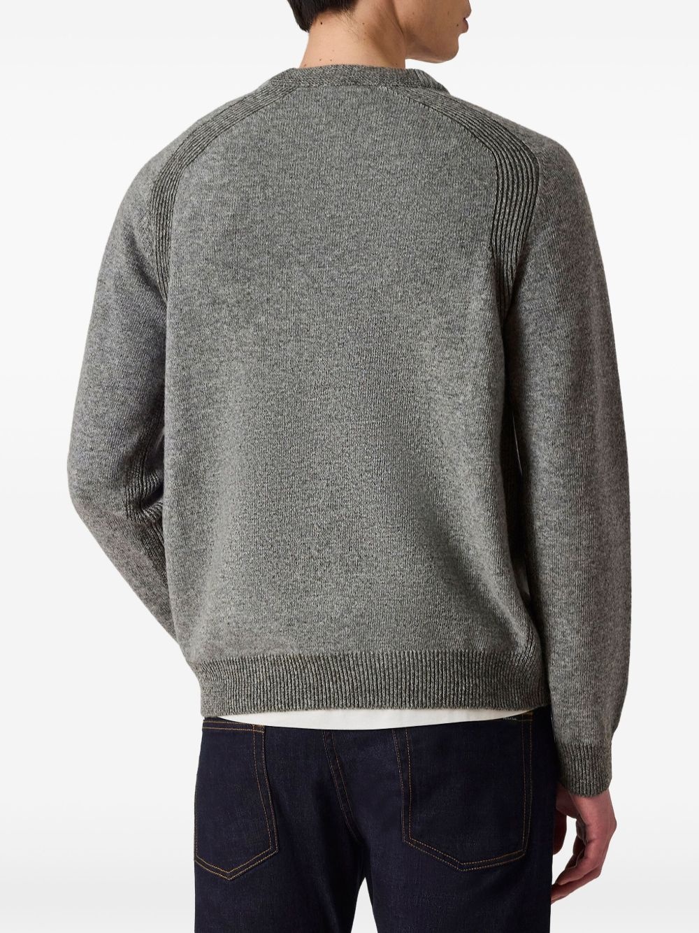 crew-neck lambswool sweater - 4