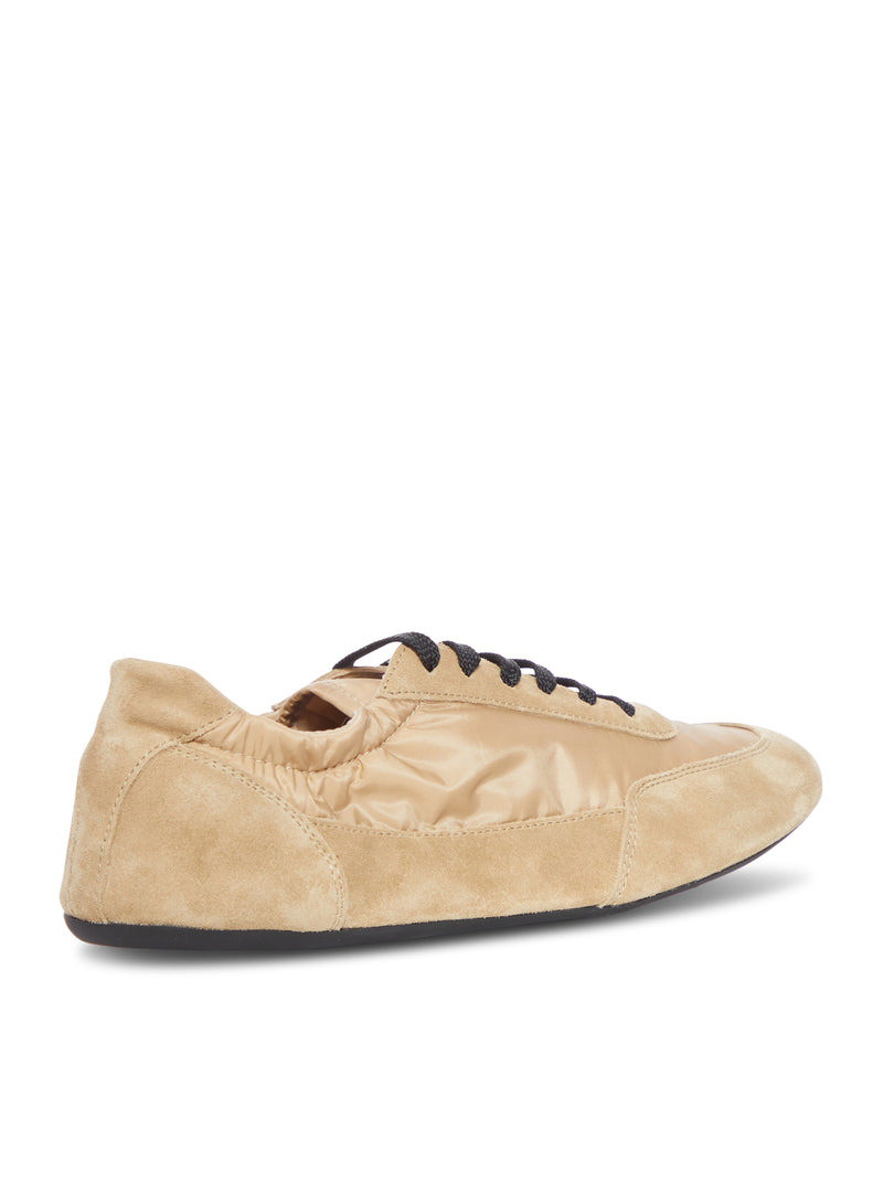 Prada Women Collapse Sneakers In Re-Nylon And Suede - 3