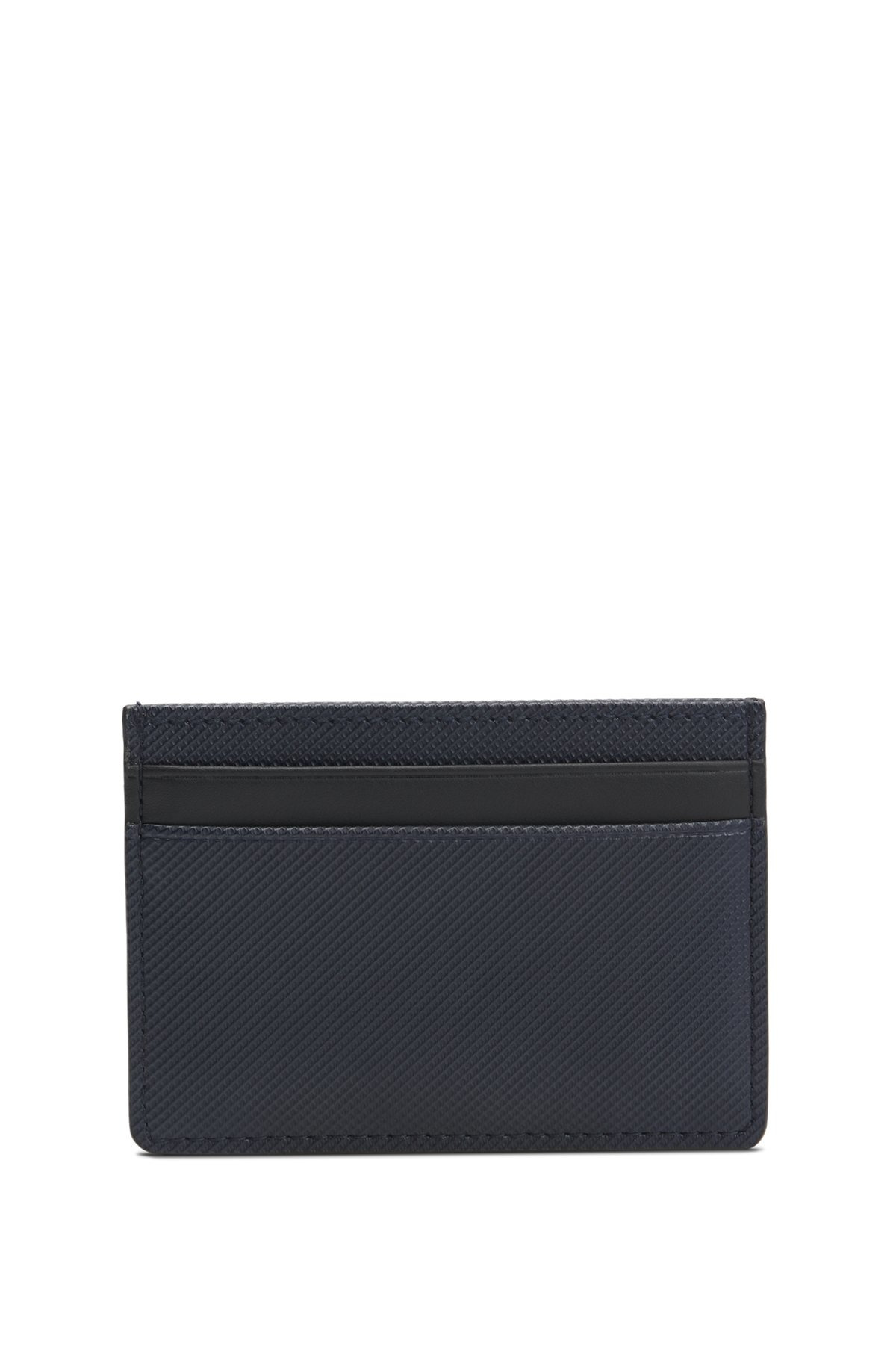 TEXTURED CARD HOLDER WITH HARDWARE TRIMS - 2