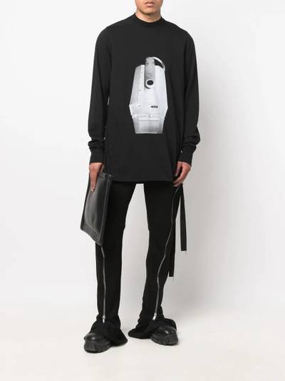 Rick Owens DRKSHDW photograph-print cotton sweatshirt outlook